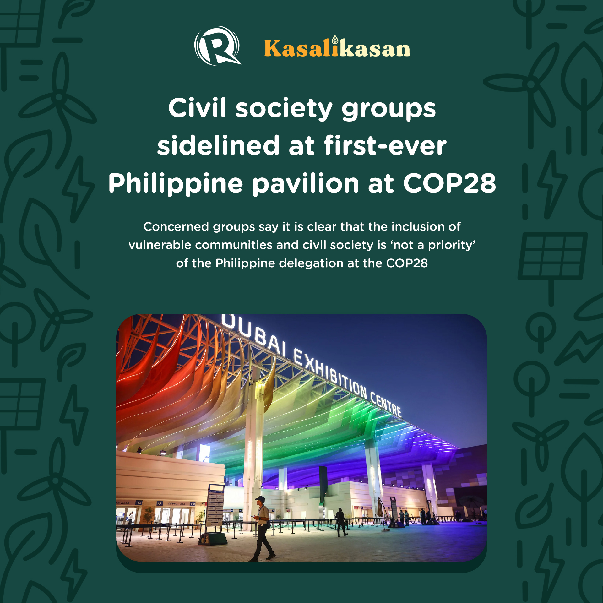 Rappler - Very early on in this year’s United Nations Climate Change ...