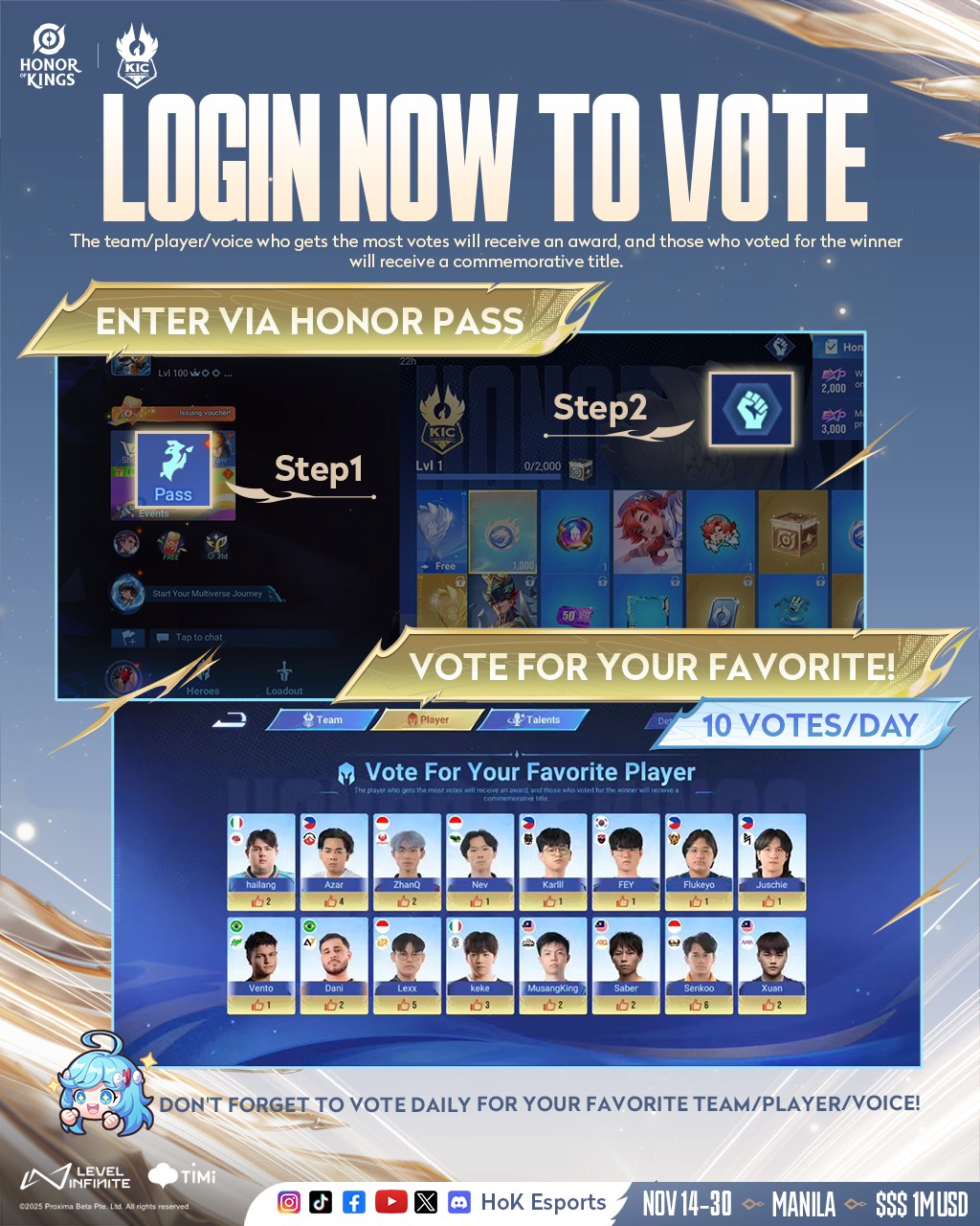 Honor of Kings - 🔥 Extend your will! Show your support by... | Facebook