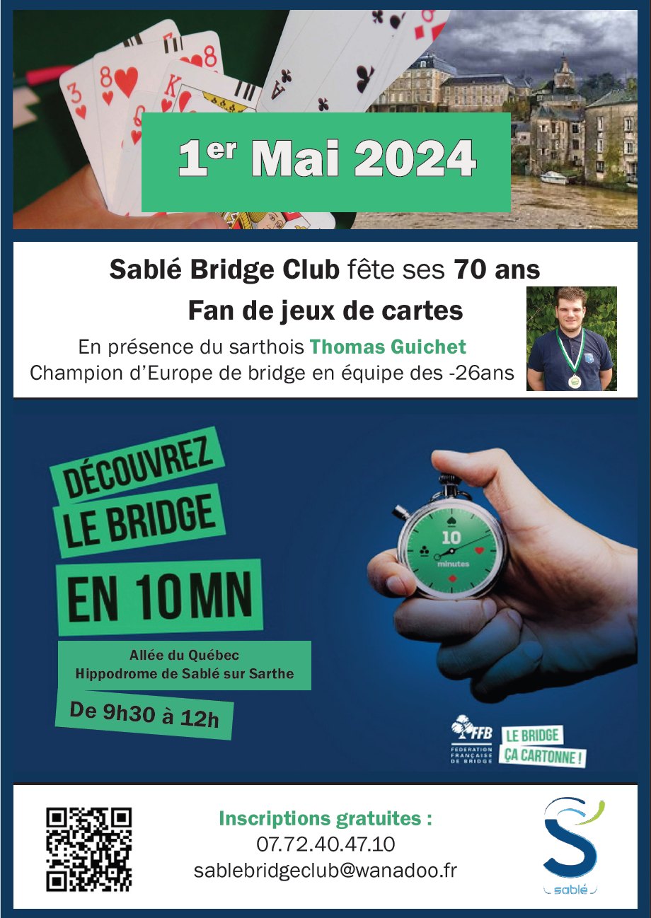 [ 📢 RAPPEL - ANIMATION... - Ville de Sablé-sur-Sarthe | Facebook