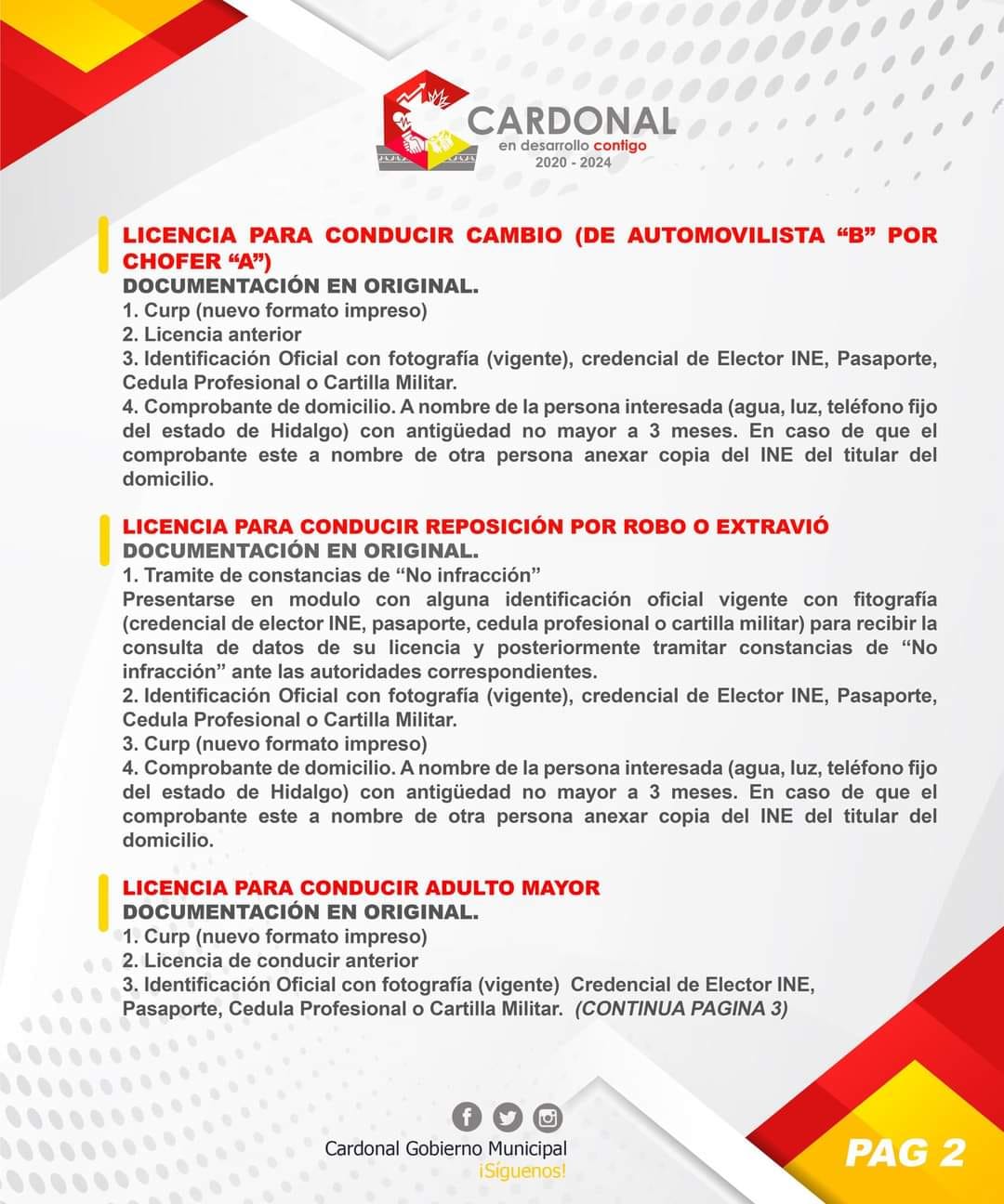 Cardonal Gobierno Municipal... - Cardonal Gobierno Municipal
