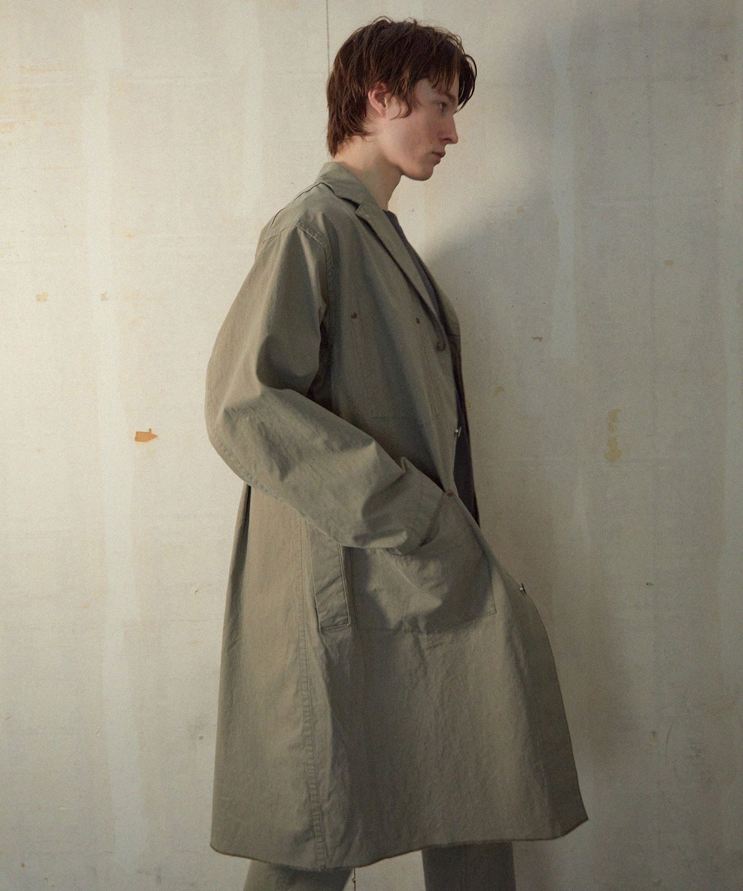 Number Nine - - IN STOCK - CHAIN STITCH LOGO WORK SHOP COAT n-nine 