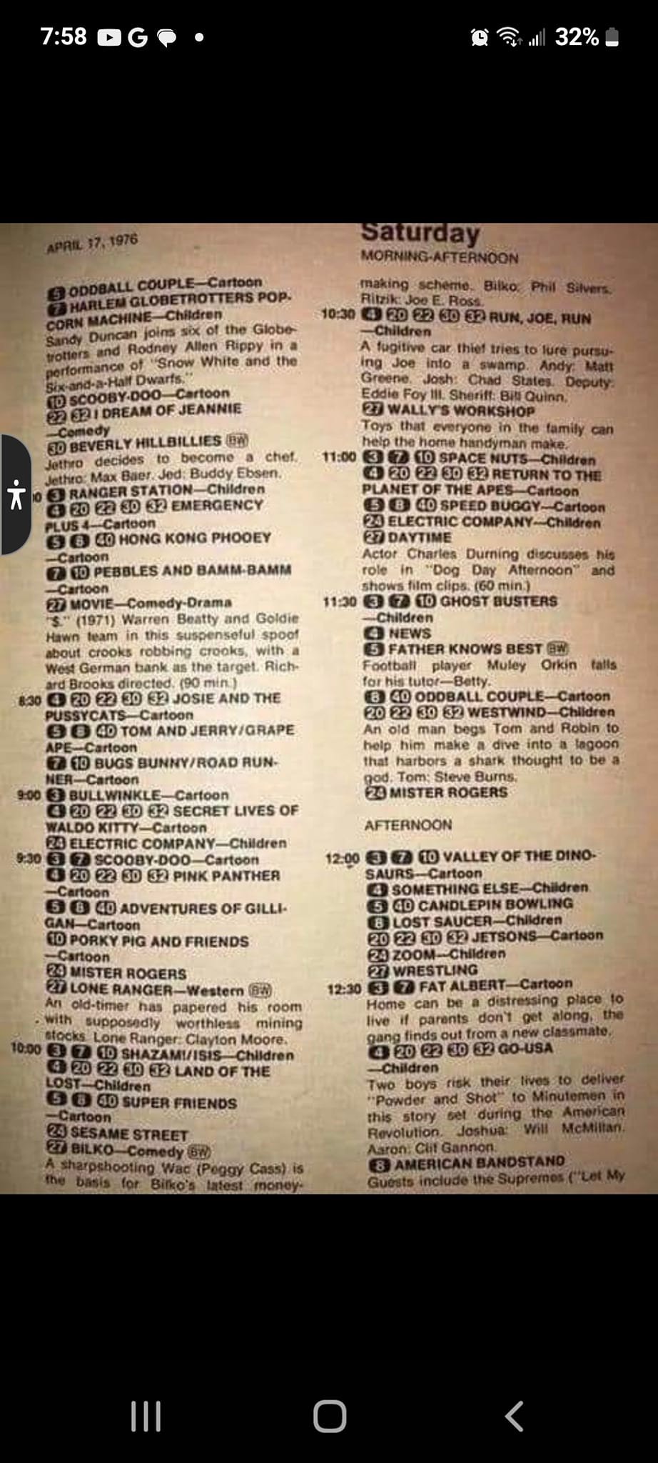 TV Guide ad from 1983. Baltimore-Washington edition.