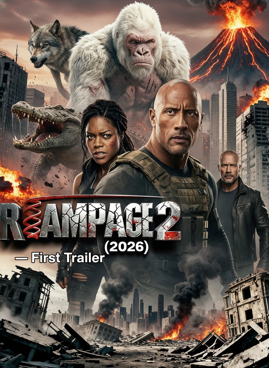 Best - RAMPAGE 2 (2026) — First Trailer 🧬🧊🦍 ⭐ Dwayne Johnson • Naomie ...