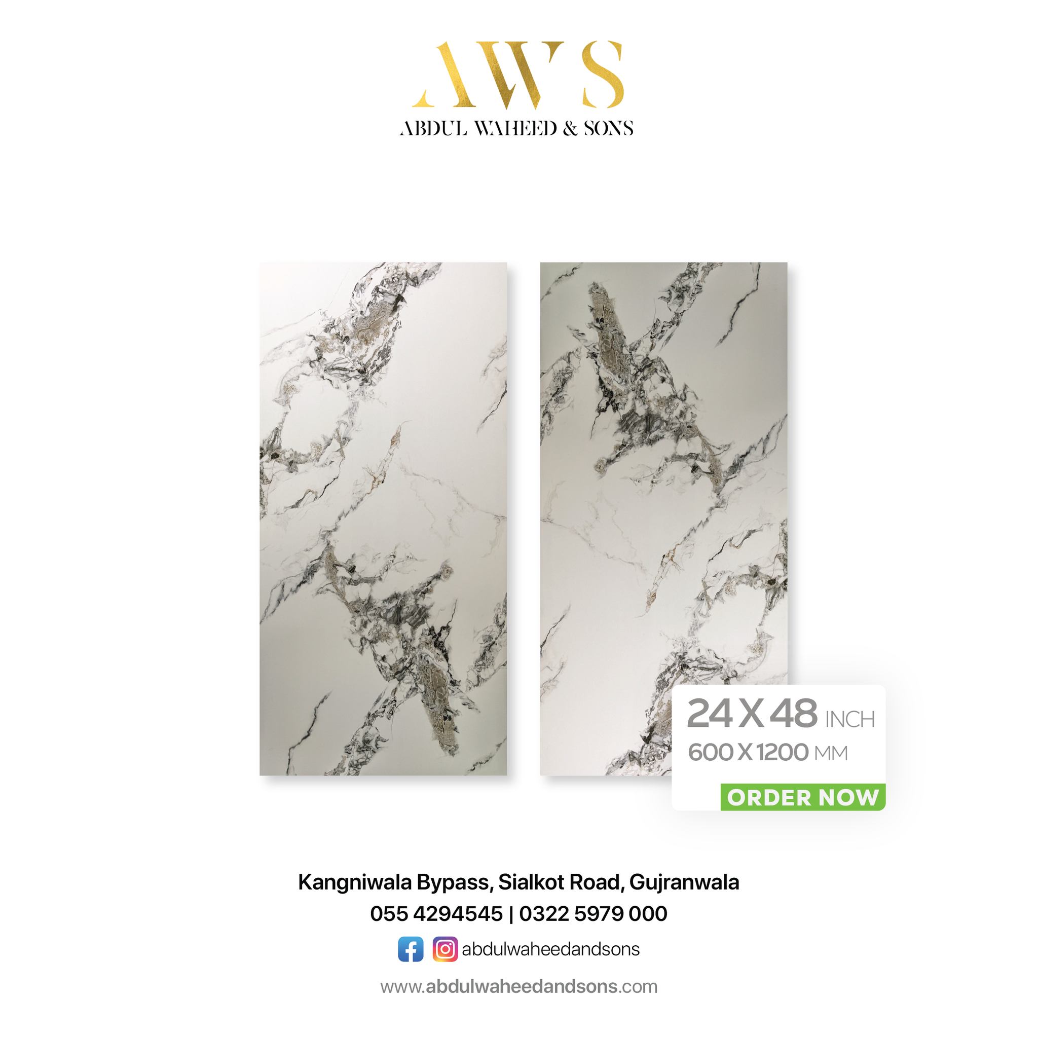 Abdul Waheed & Sons Master Tiles outlet | Gujranwala