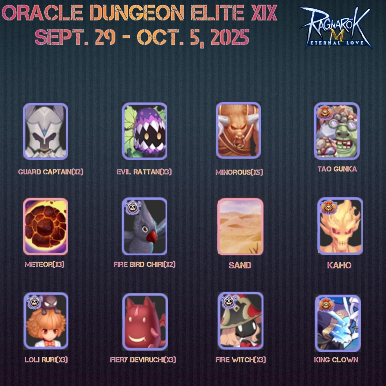 Kokurtoy Plays - Weeklies Instance Sept. 29 - Oct. 5, 2025... | Facebook