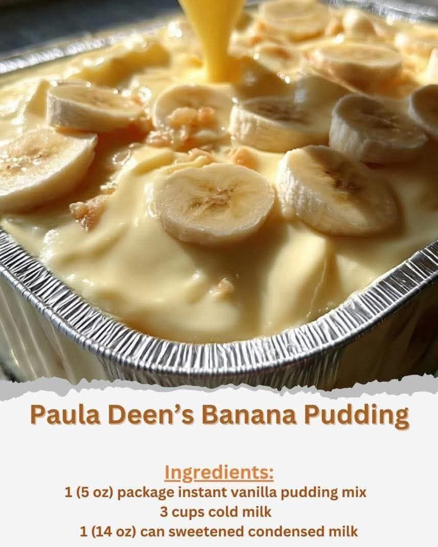Daily - Paula Deen’s Banana Pudding Ingredients: - 1 (5 oz) package ...