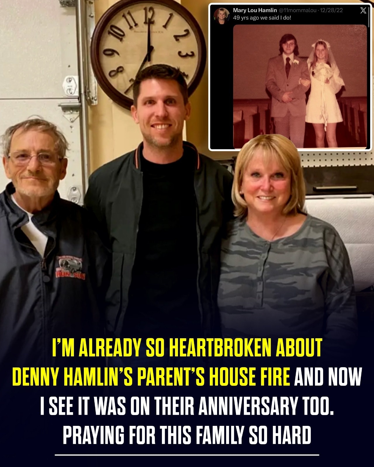 denny hamlin parents and family Image 2