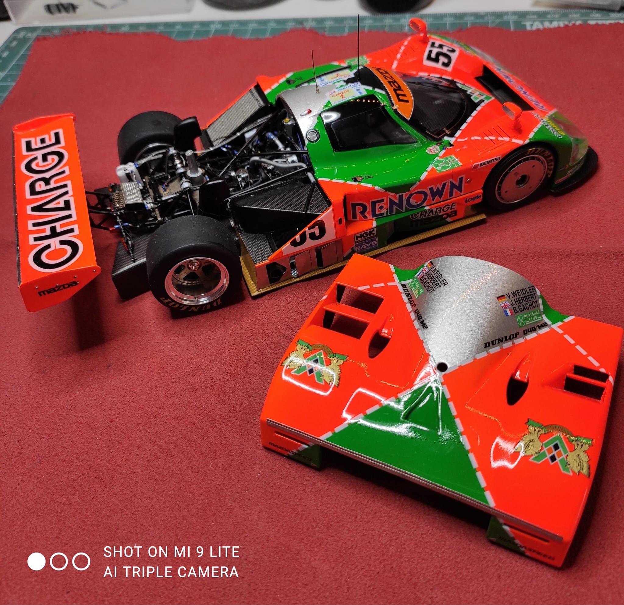 Mazda 787B 24 h LeMans 1991. Kit Tamiya 1/24