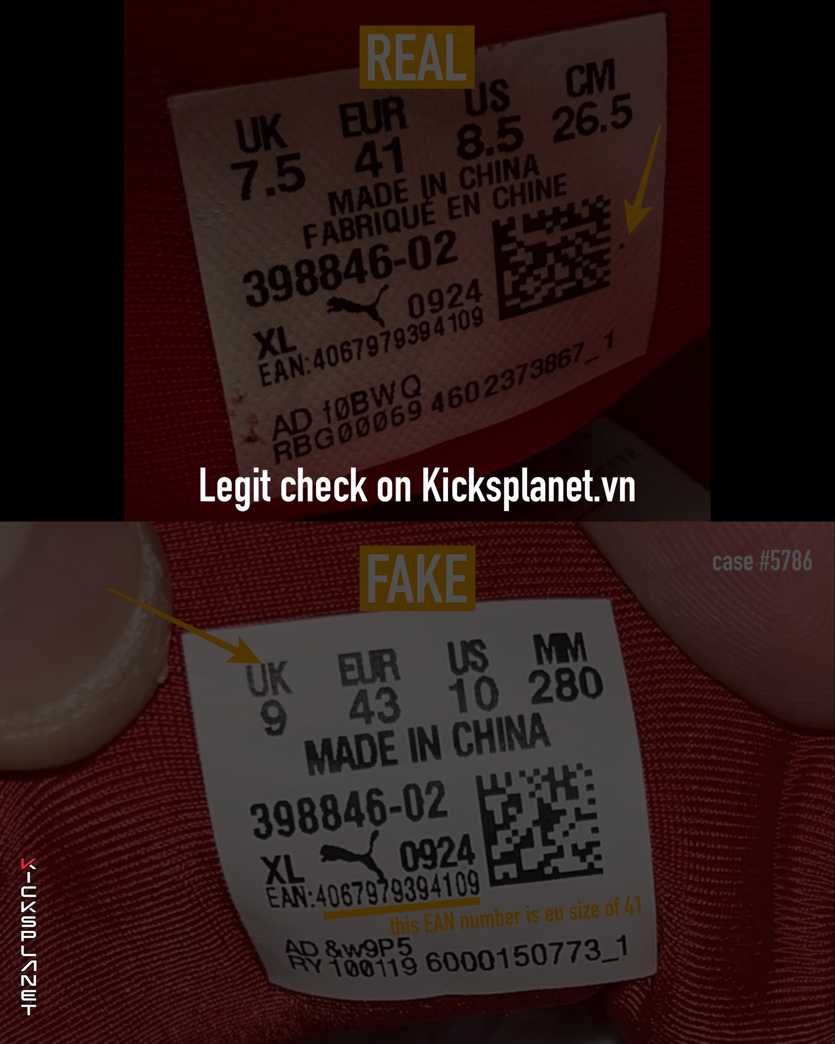 Legit check Puma Speedcat OG Red White - 398846-02 Case #5786