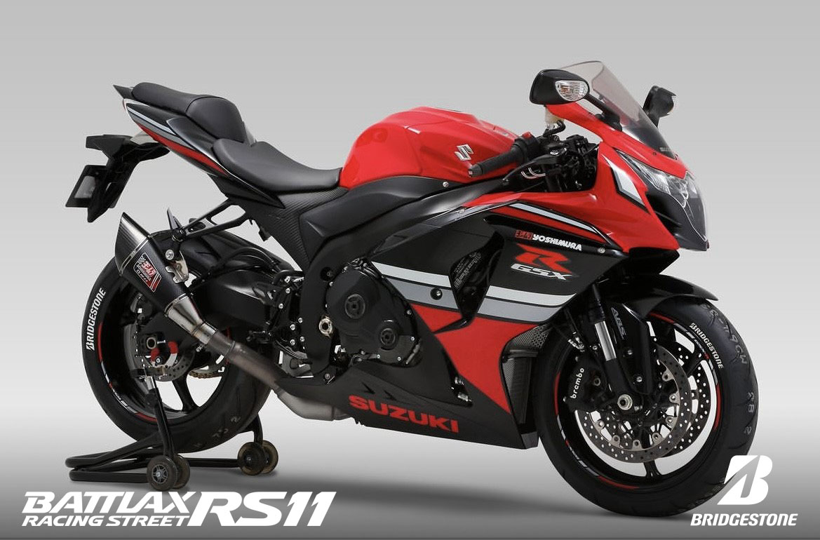 The Kawasaki ZX10R, original equipped with Bridgestone Battlax