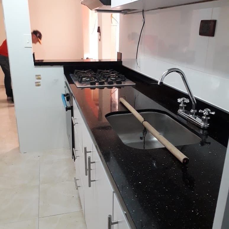 Cocina En Granito Negro Casa Marmol Y Granito Del Valle Facebook