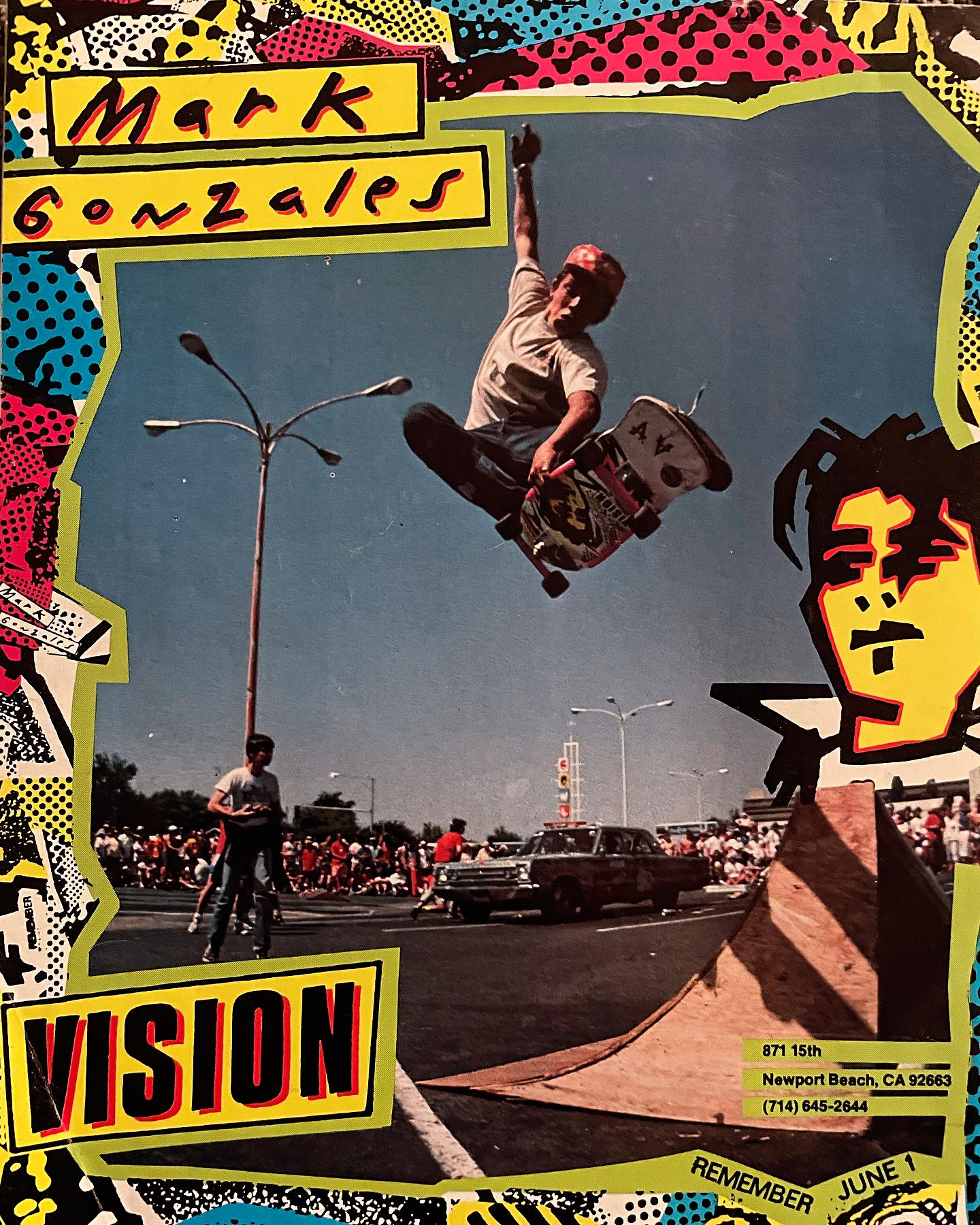 Iconic Mark Gonzales skateboard ad