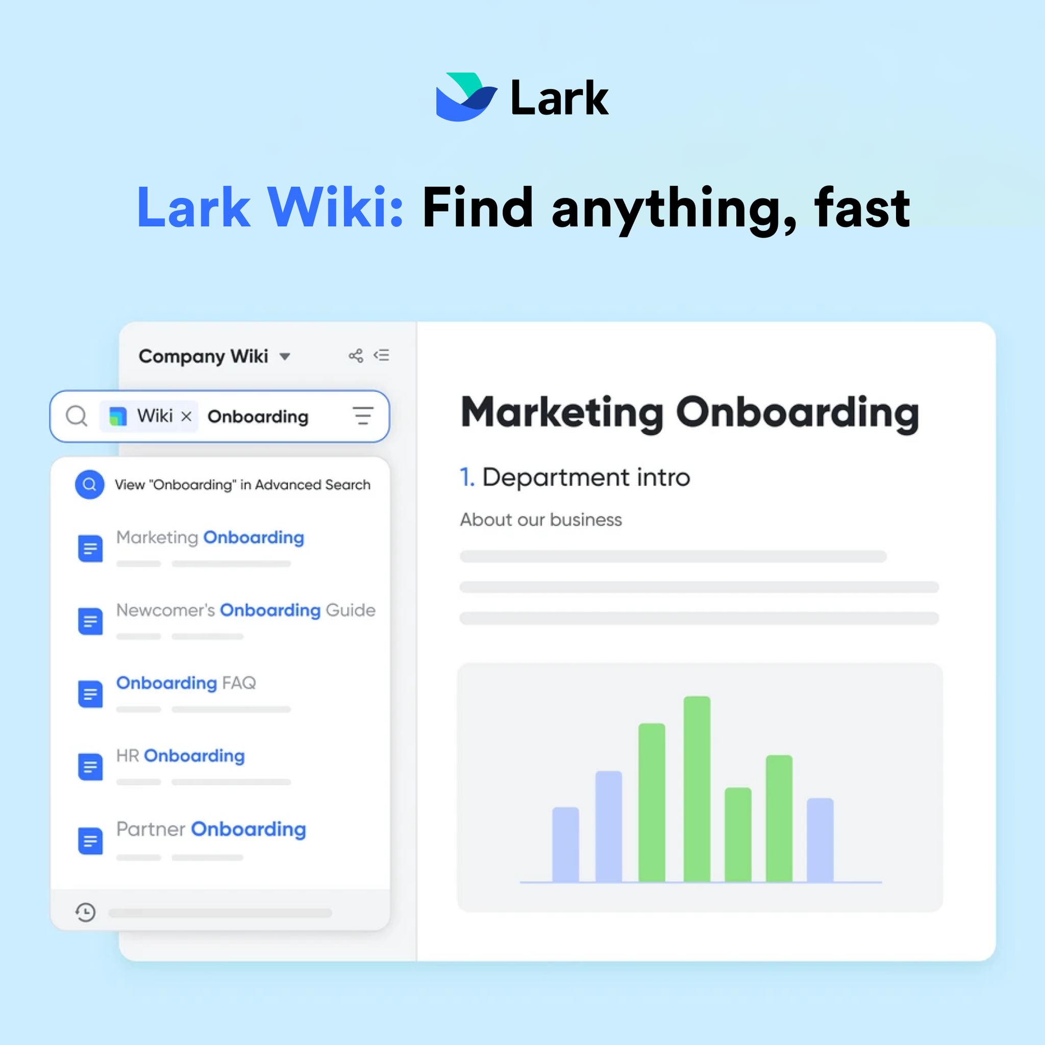 Lark - Have you tried Lark Wiki? 🌐 Wiki is a knowledge management ...