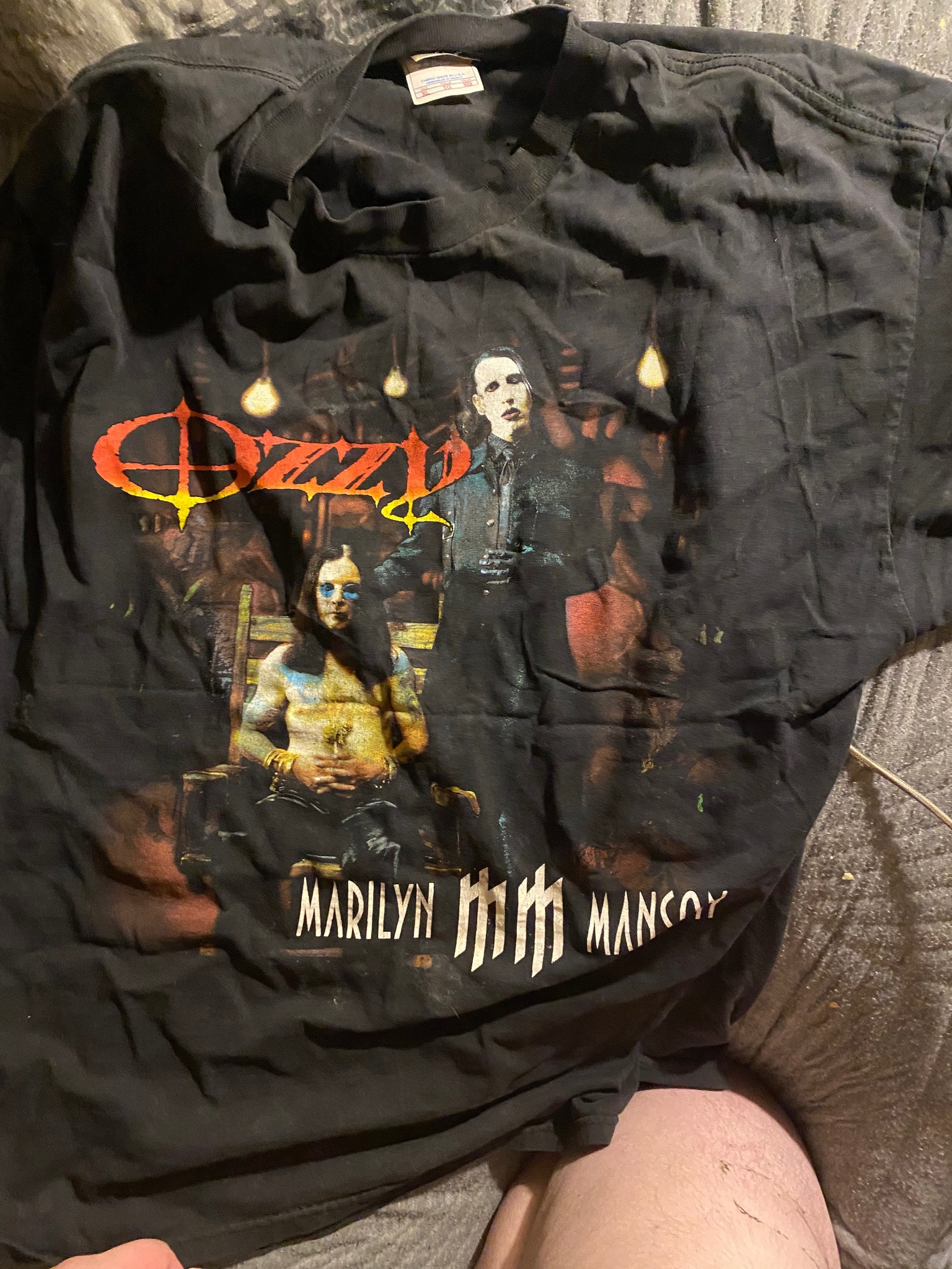 Ozzfest 2003 t-shirt with metal icons