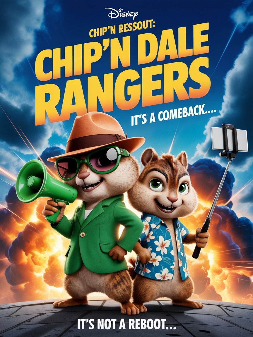 Disney - 𝘾𝙃𝙄𝙋 '𝙉 𝘿𝘼𝙇𝙀: 𝙍𝙀𝙎𝘾𝙐𝙀 𝙍𝘼𝙉𝙂𝙀𝙍𝙎 (𝟮𝟬𝟮𝟮) – THE DUO RETURNS FOR ONE ...