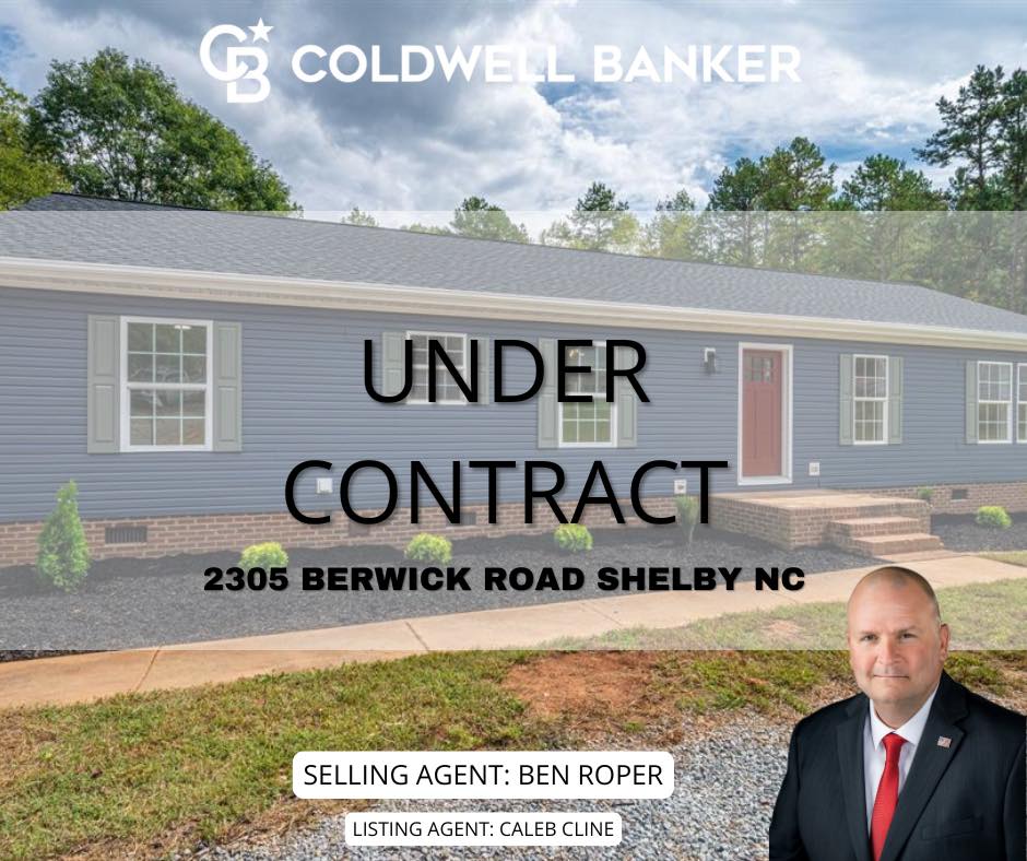 Coldwell - Under Contract! Congratulations to Ben Roper, the selling ...