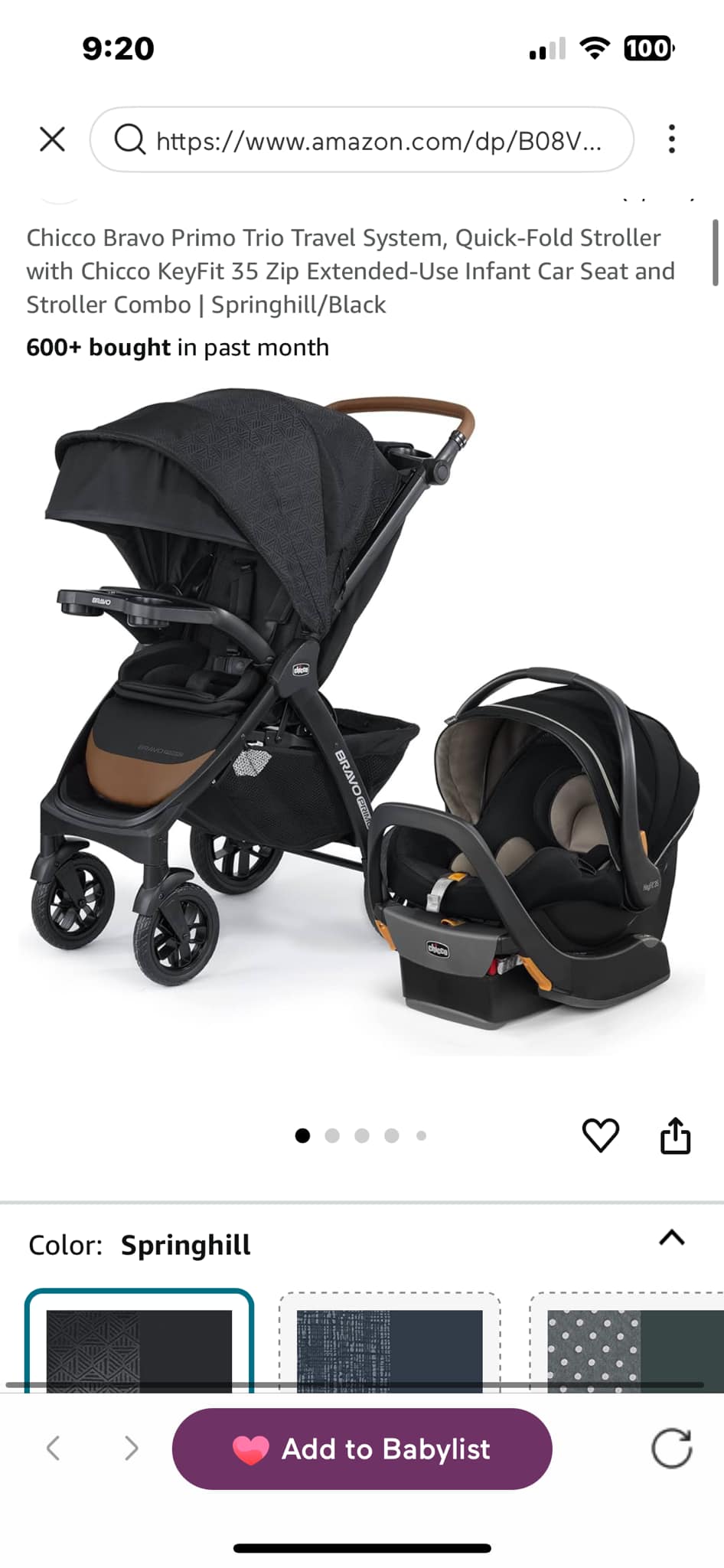 uppababy c Cruz V3 Stroller Color:Spruce Closeout or a glider board Converse x Rick Owens