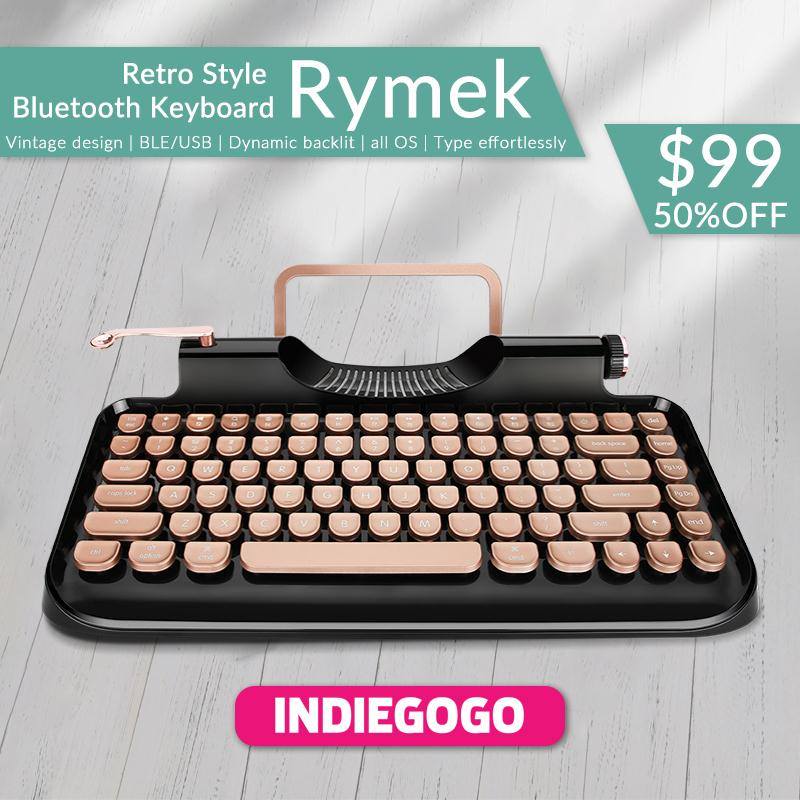 KnewKey - 😍😍😍 #Rymek Retro Bluetooth #Mechanical Keyboard,... | Facebook