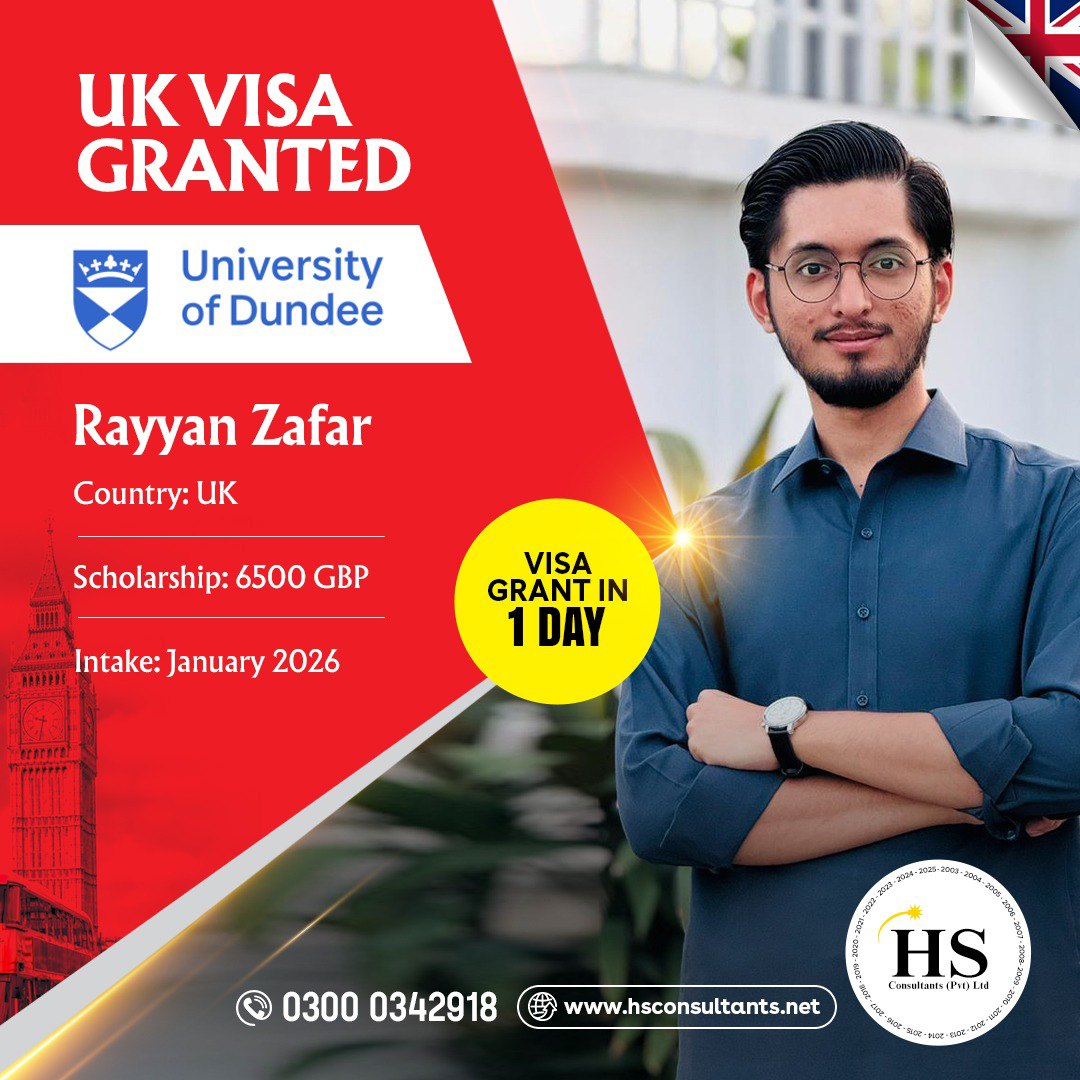 HS - 🥳 Congratulations to Rayyan Zafar! 🥳 Another UK visa has been ...