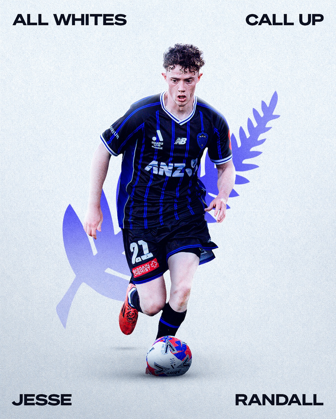 Auckland FC - The phone rang. Jesse Randall’s in the squad. 🔥 | Facebook