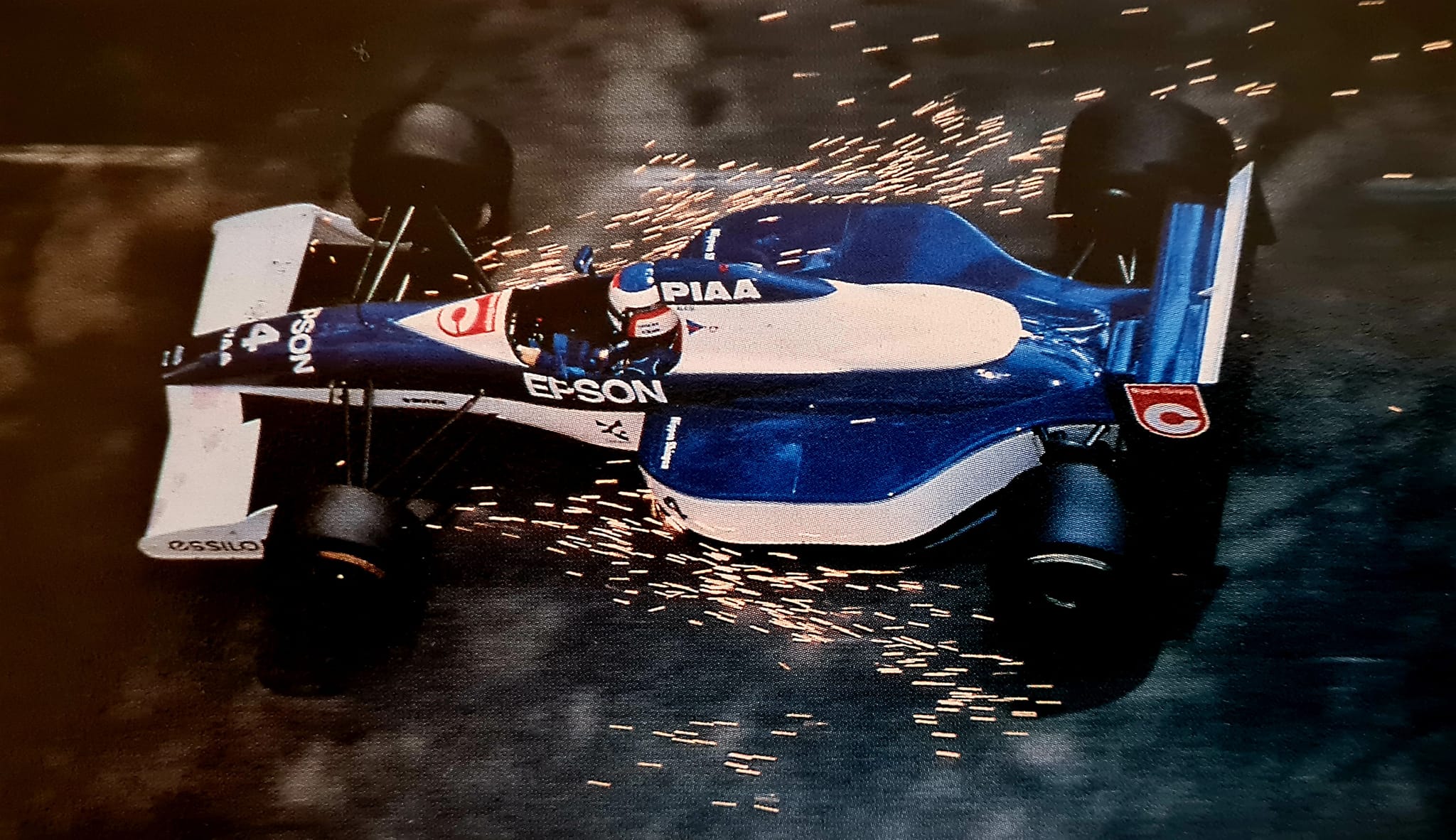 Jean Alesi sliding his Tyrrell 019 through Monaco. 1990