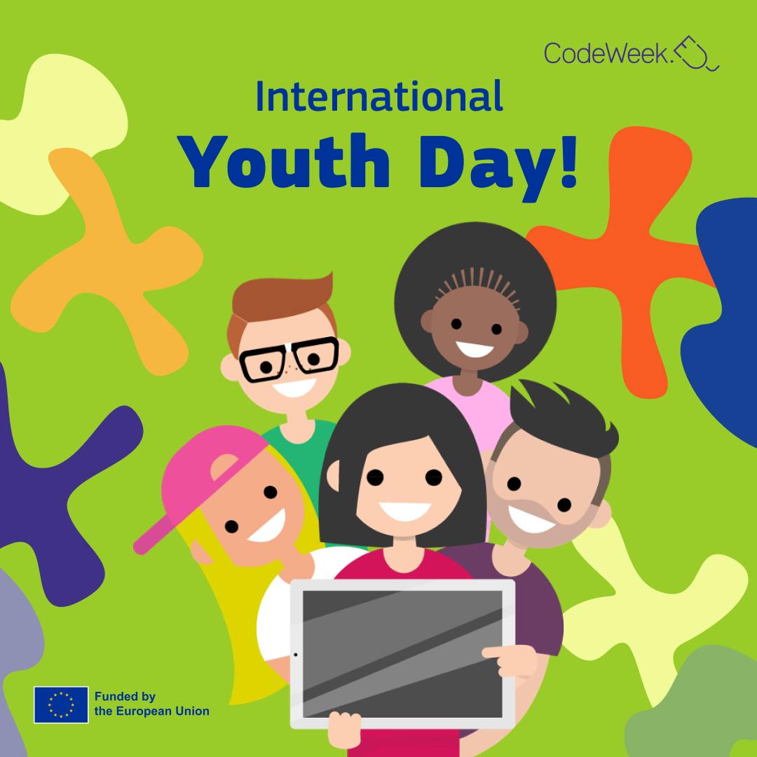 EU Code Week - 🌍🎉 Today is International Youth Day! Let's...