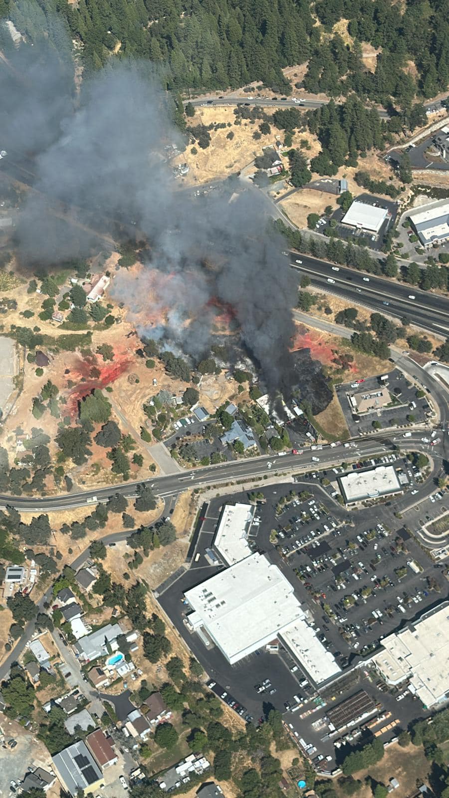 CAL FIRE NEU - CAL FIRE firefighters responding to a...
