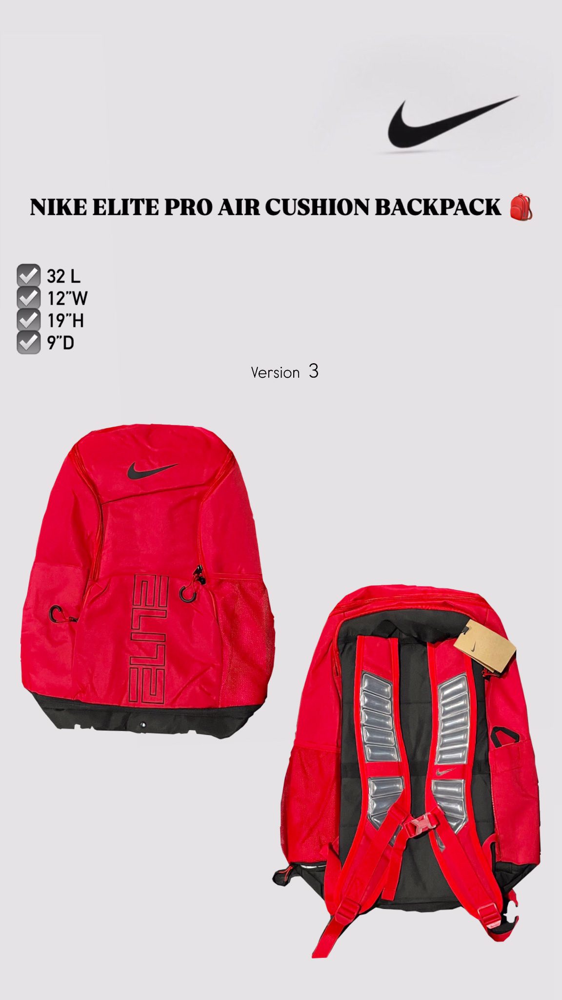 nike backpack size chart Amazon.com | Black Medium - School, Sports, or Casual Use - Black, Polyester, 21L, 3 Compartments, Water Resistant, Unisex, One Fits Most mesh semi Nike Sportswear RPM Backpack (26L).
