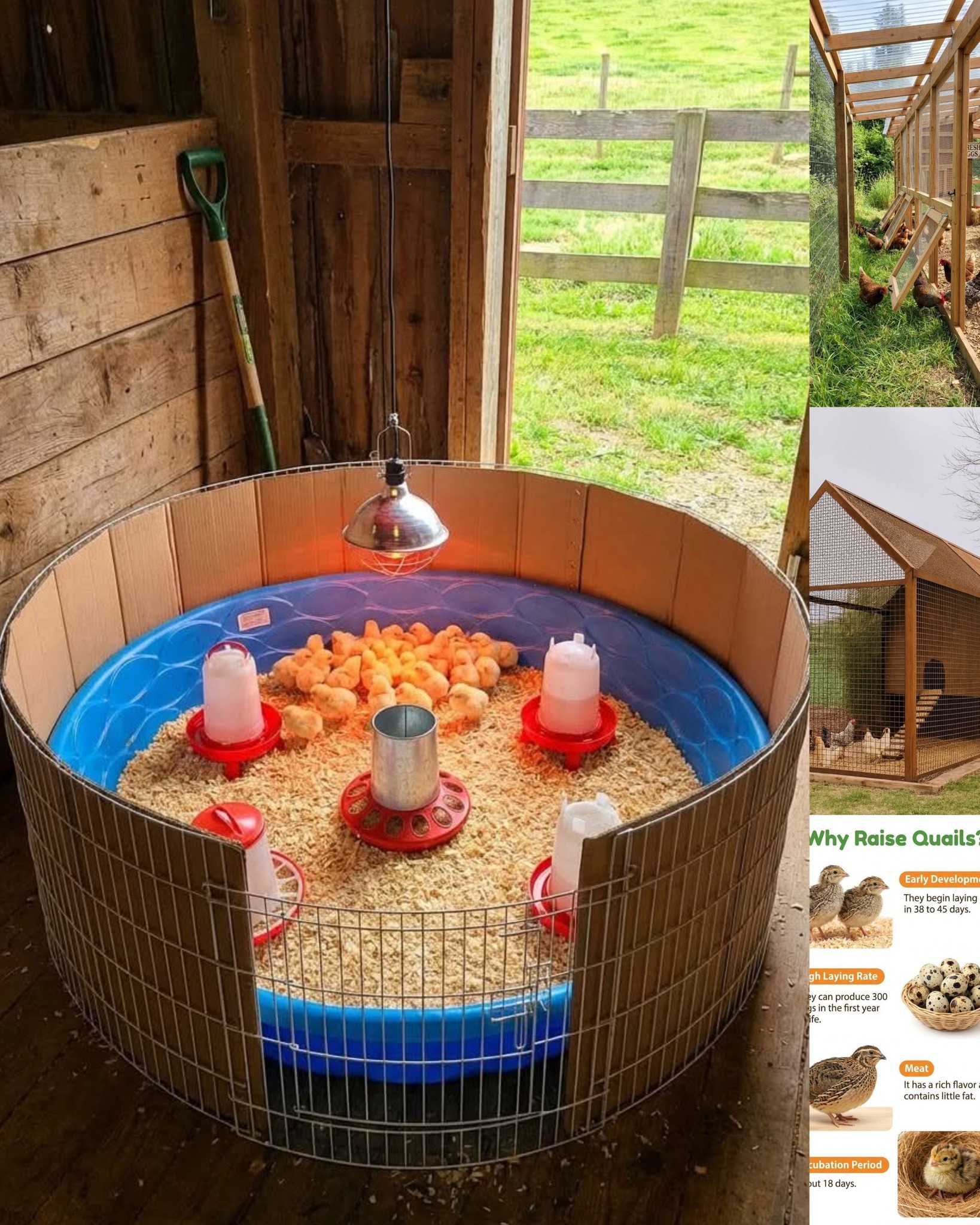 Farming - HOW TO BUILD A SIMPLE CHICK BROODER WITH A KIDDIE POOL 🐥 ...