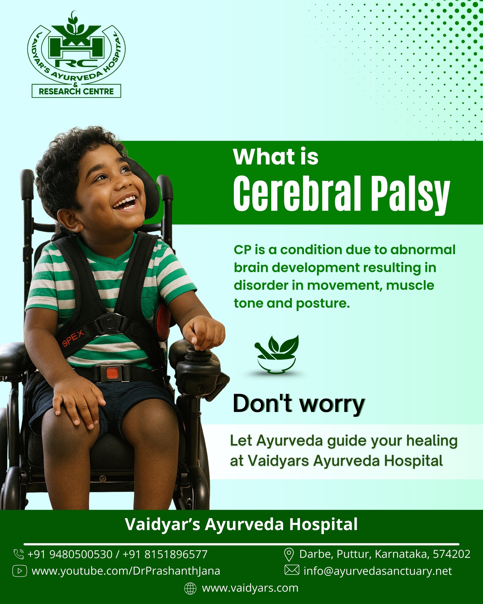 Vaidyar's - Cerebral Palsy (CP) is a neurological condition caused by ...