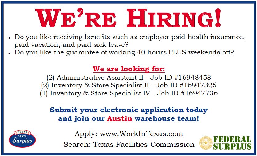 TX State Surplus Store