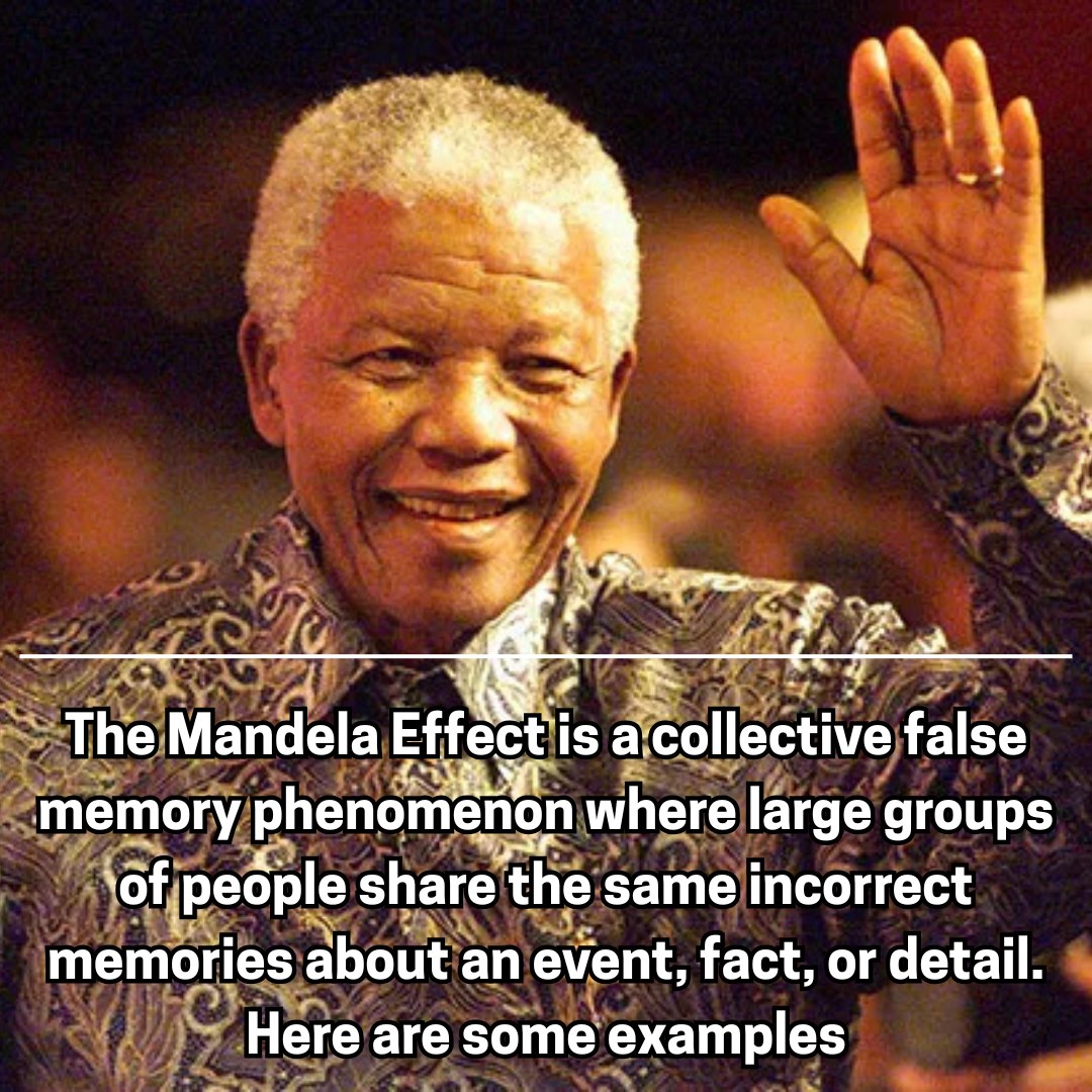 History Defined - The Mandela Effect describes a... | Facebook