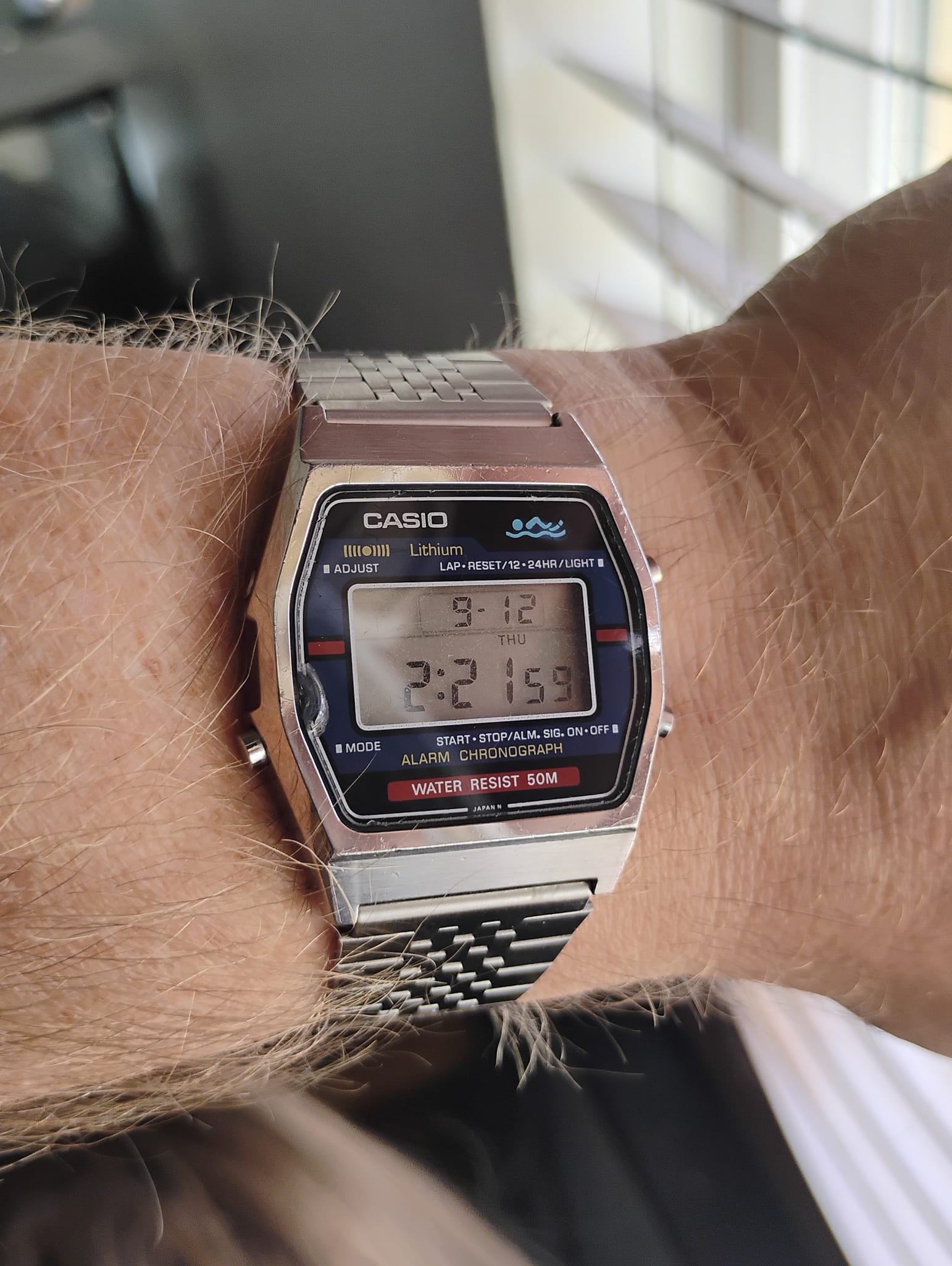 RARE Vintage Casio W-30 ? marine Sanpei Fisherman module 152 