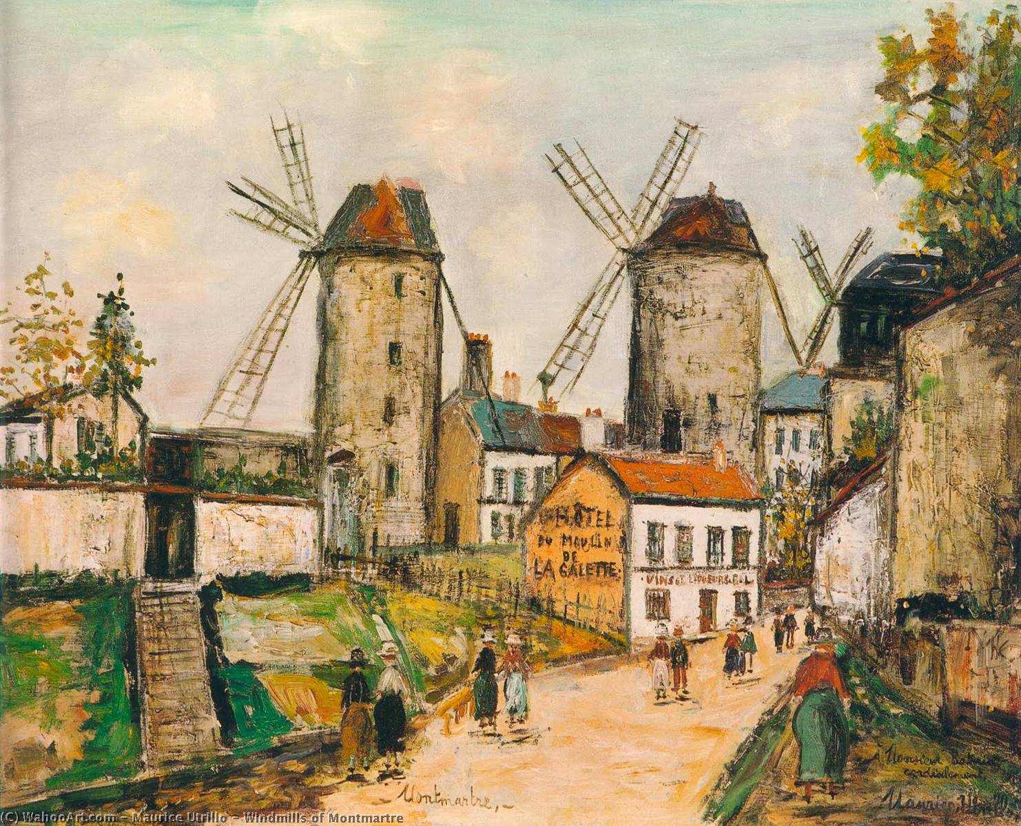 Maurice Utrillo (1883-1955), 12 Rue Cortot, Montmartre, 1921