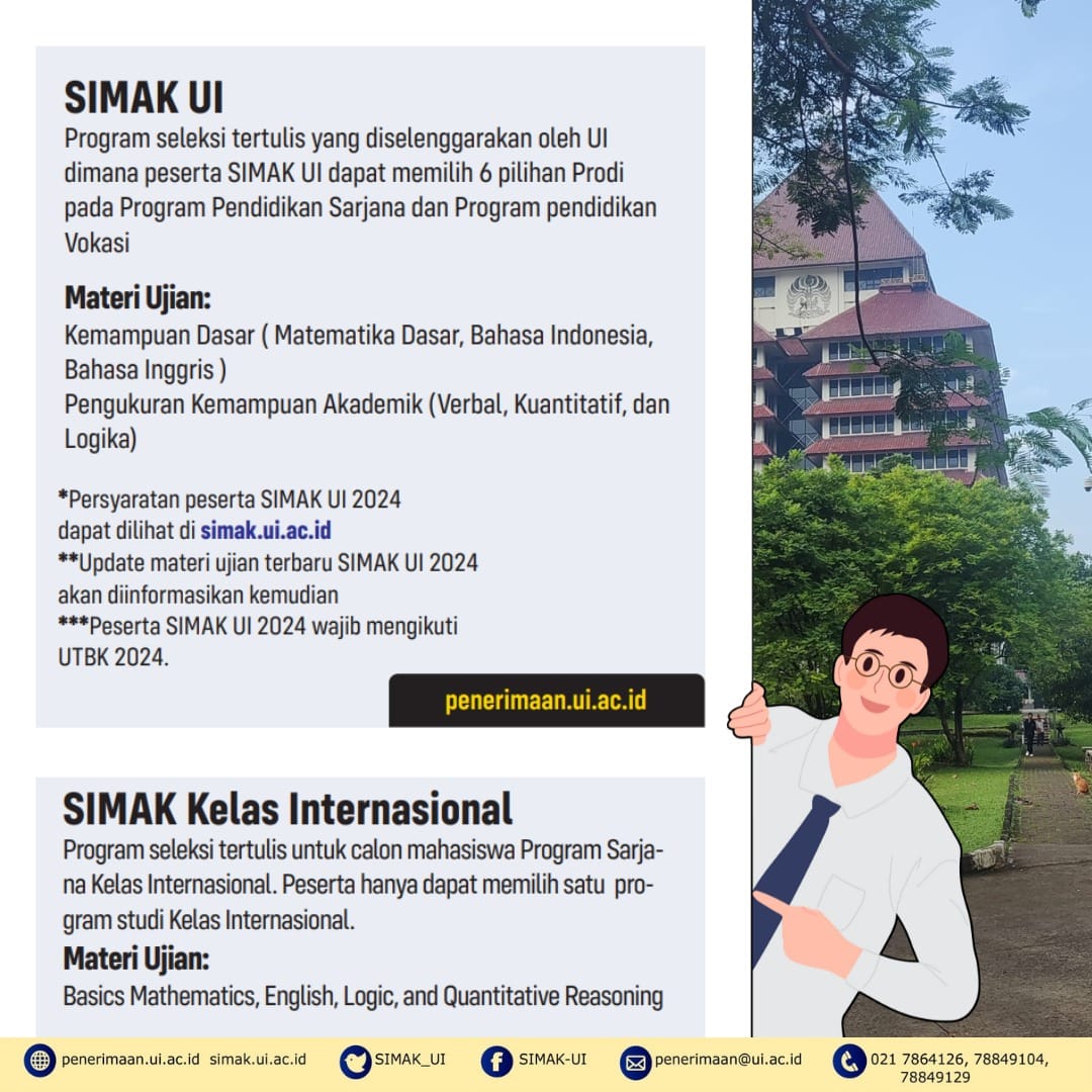 SIMAK-UI - 📣Berbeda dari tahun 2023, terdapat beberapa...