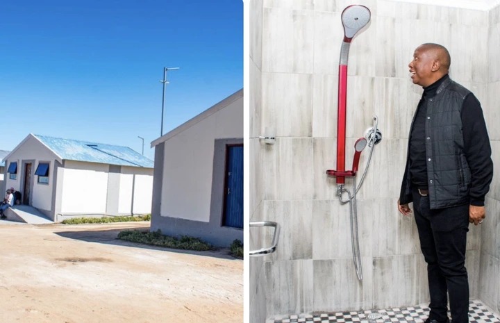 African - Malema hailed a great leader on Social Media for houses built ...