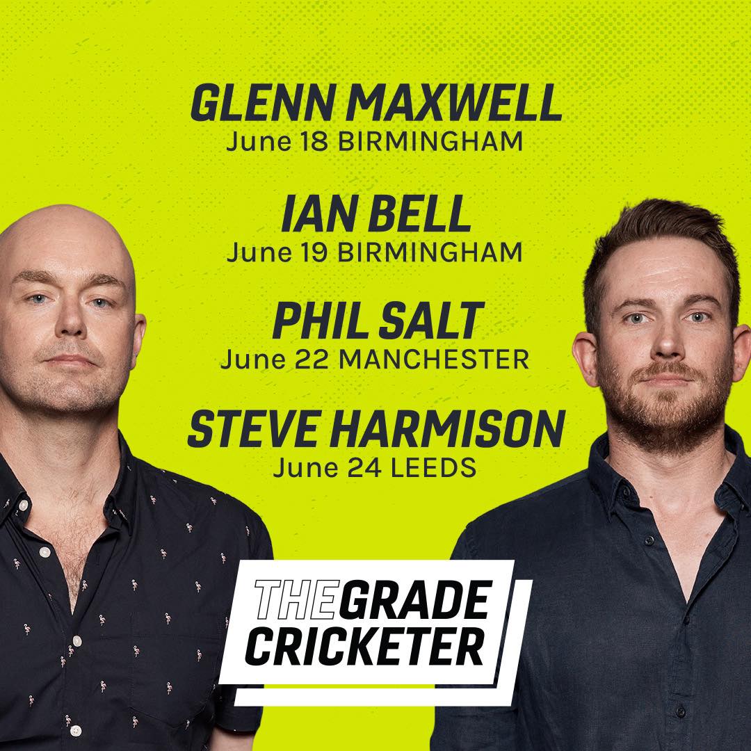 🇬🇧 UK SHOWS GUEST ANNOUNCEMENT 🇬🇧... - The Grade Cricketer | Facebook