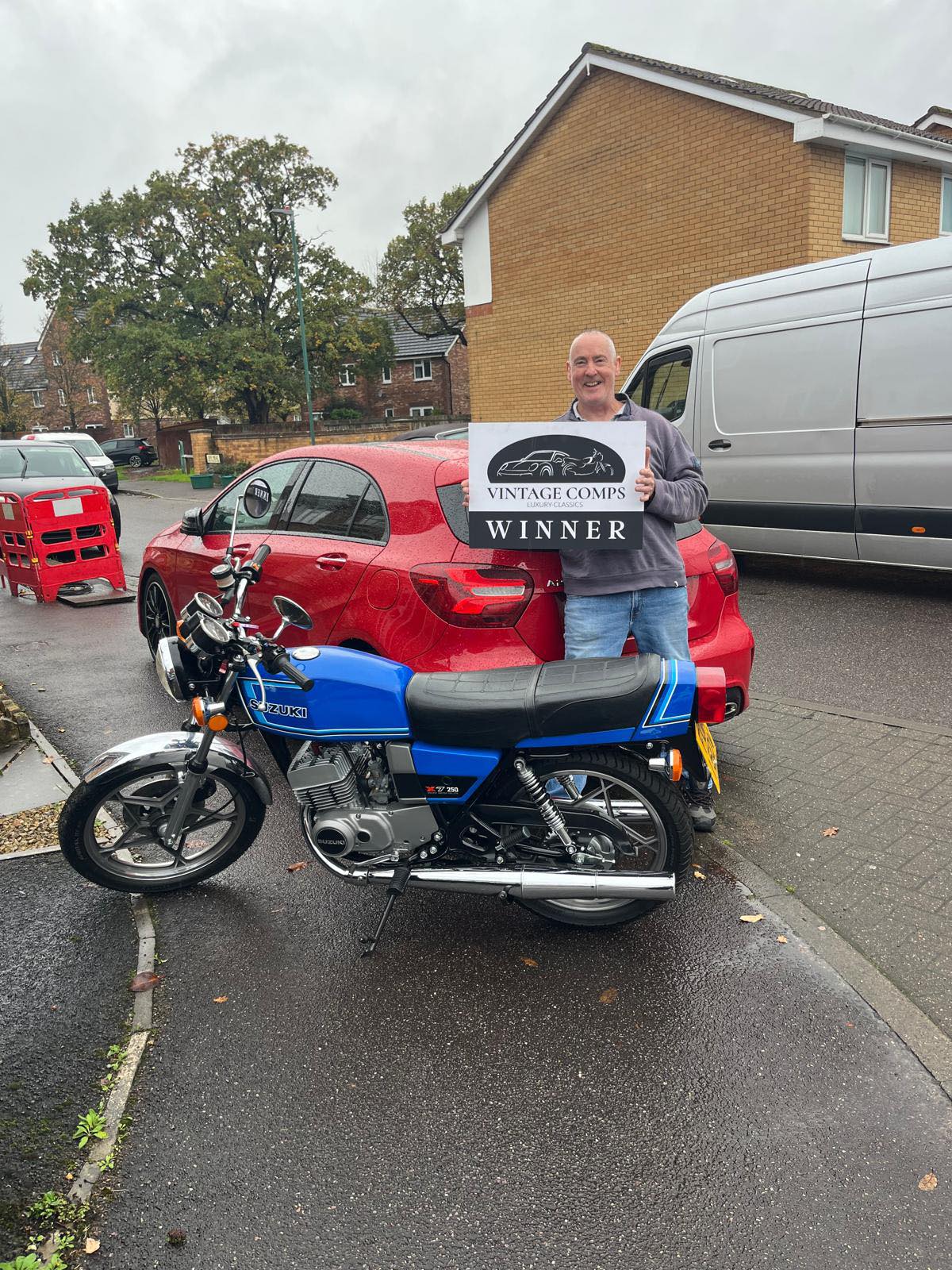ショウ Our latest winner for the iconic motorbike auctions give away