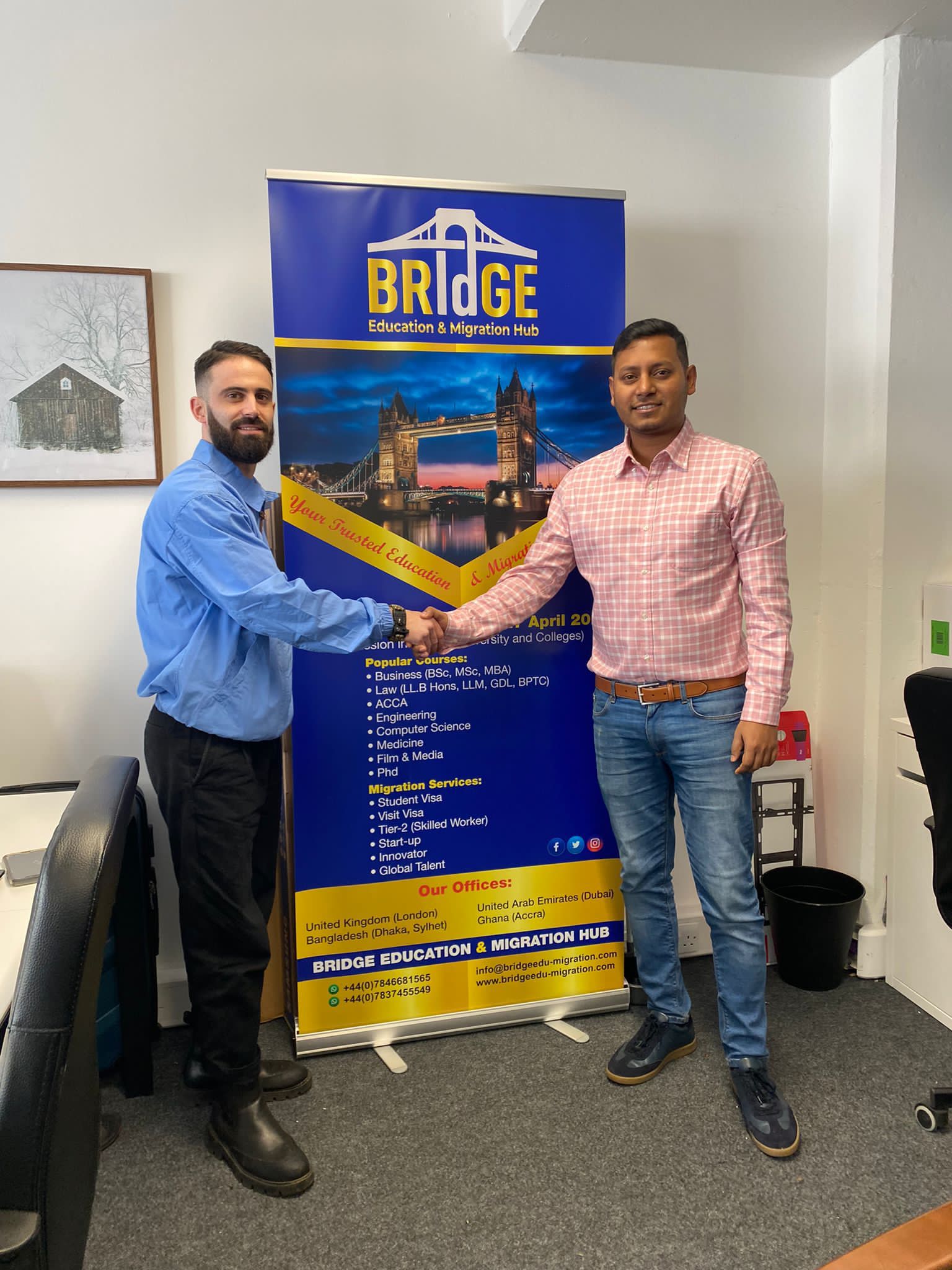 Bridge Education and Migration Hub | London