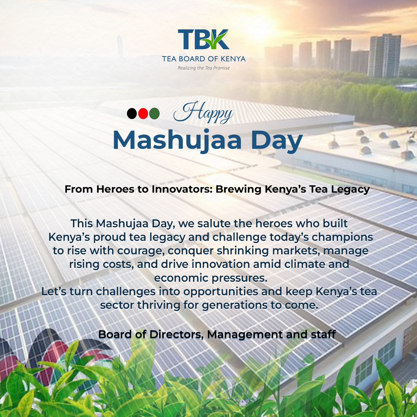 🌿 **Something historic is brewing in... - Tea Board of Kenya | Facebook