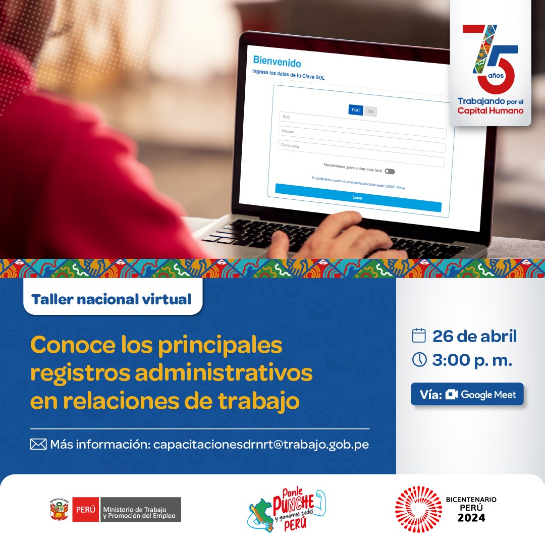 📲... - Ministerio de Trabajo y Promoción del Empleo del Perú