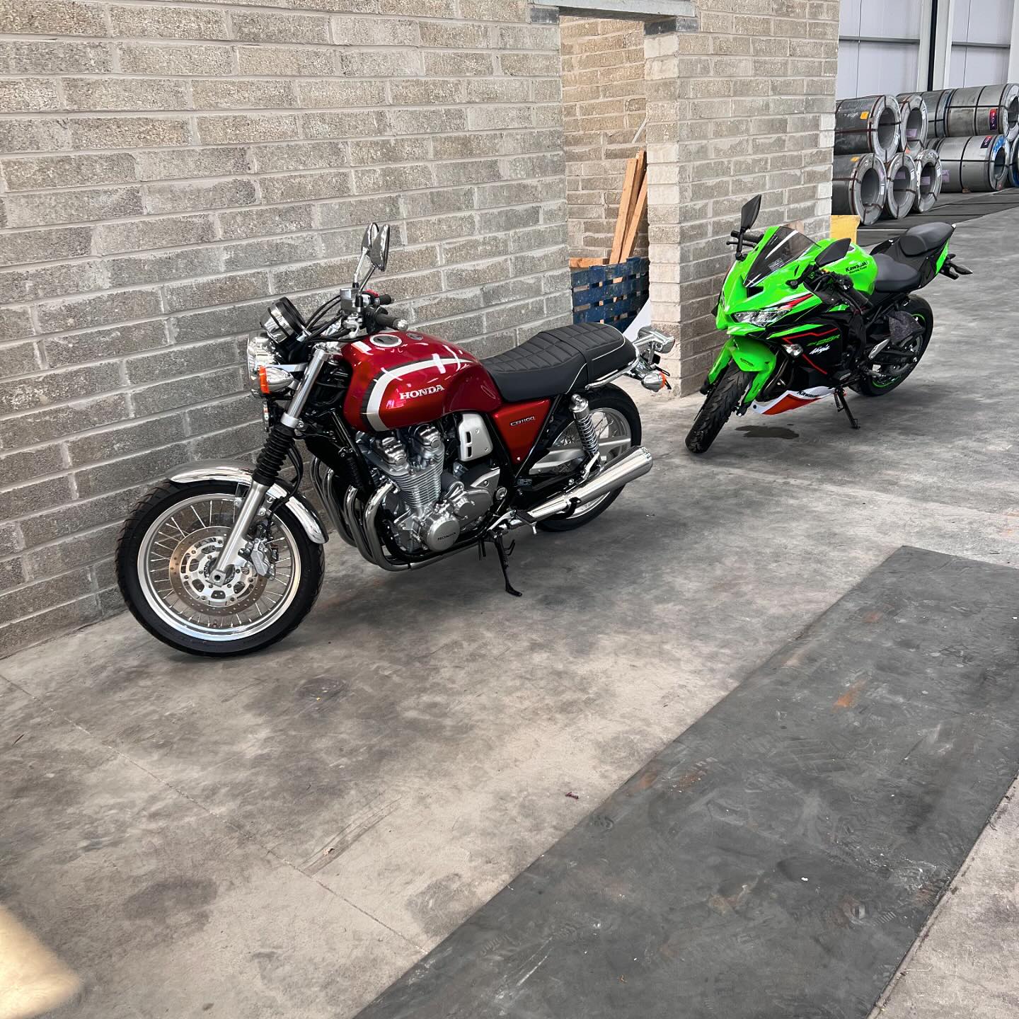 Check out this Honda CB1100EX & Kawasaki Ninja ZX-25R we imported