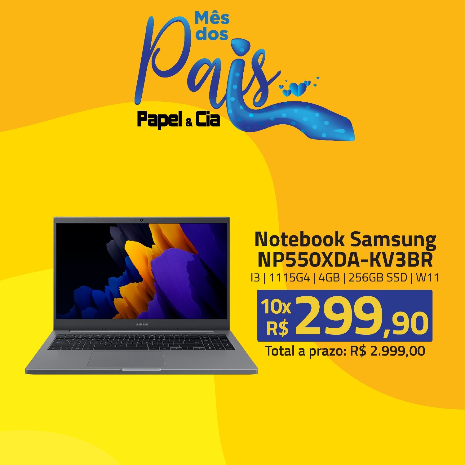 Papel e Cia - Notebook Samsung, I3, com 256gb de SSD e... | Facebook
