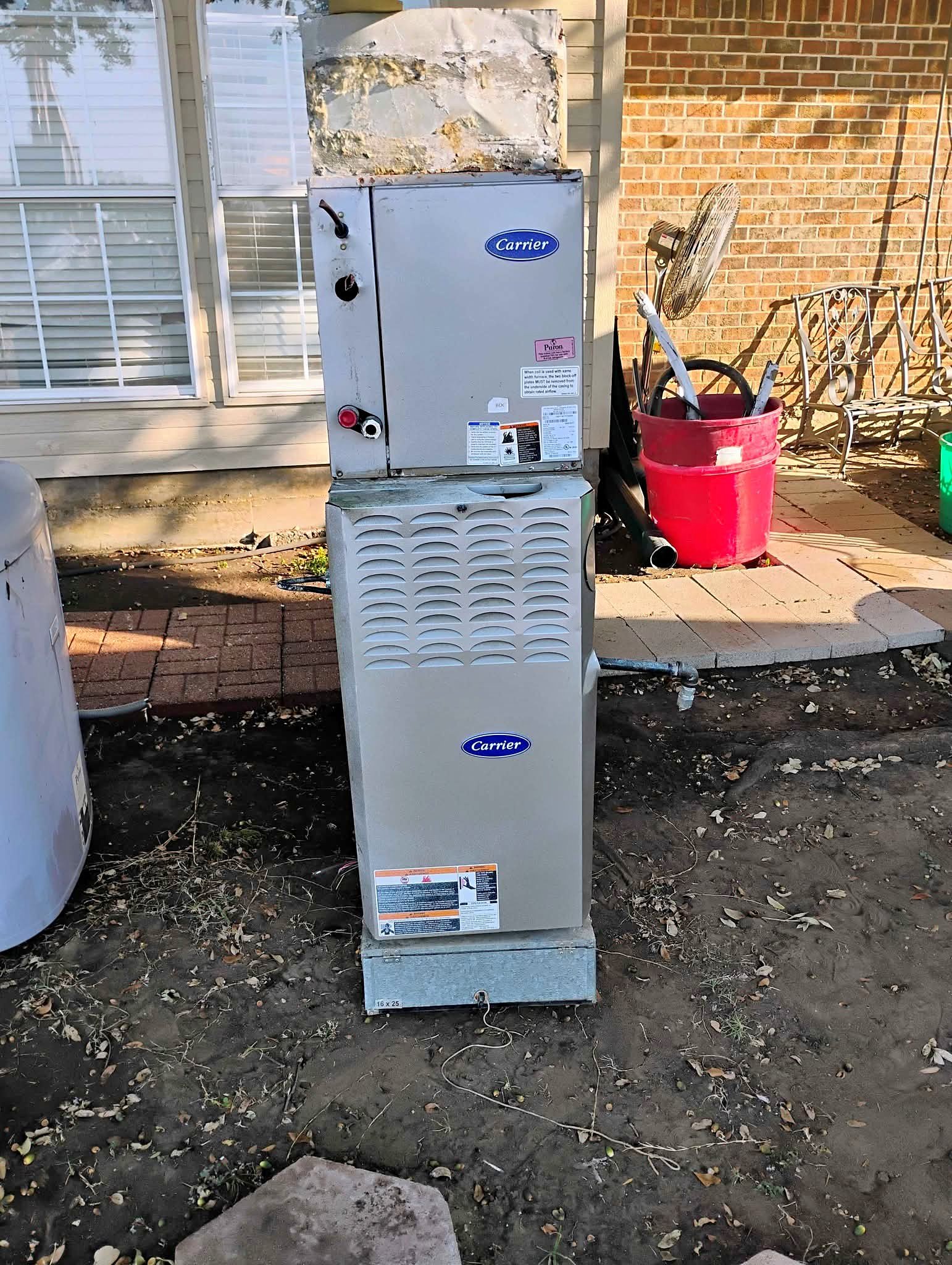 Carrier 4 ton upflow return and furnace - Tools - Haltom City, Texas ...