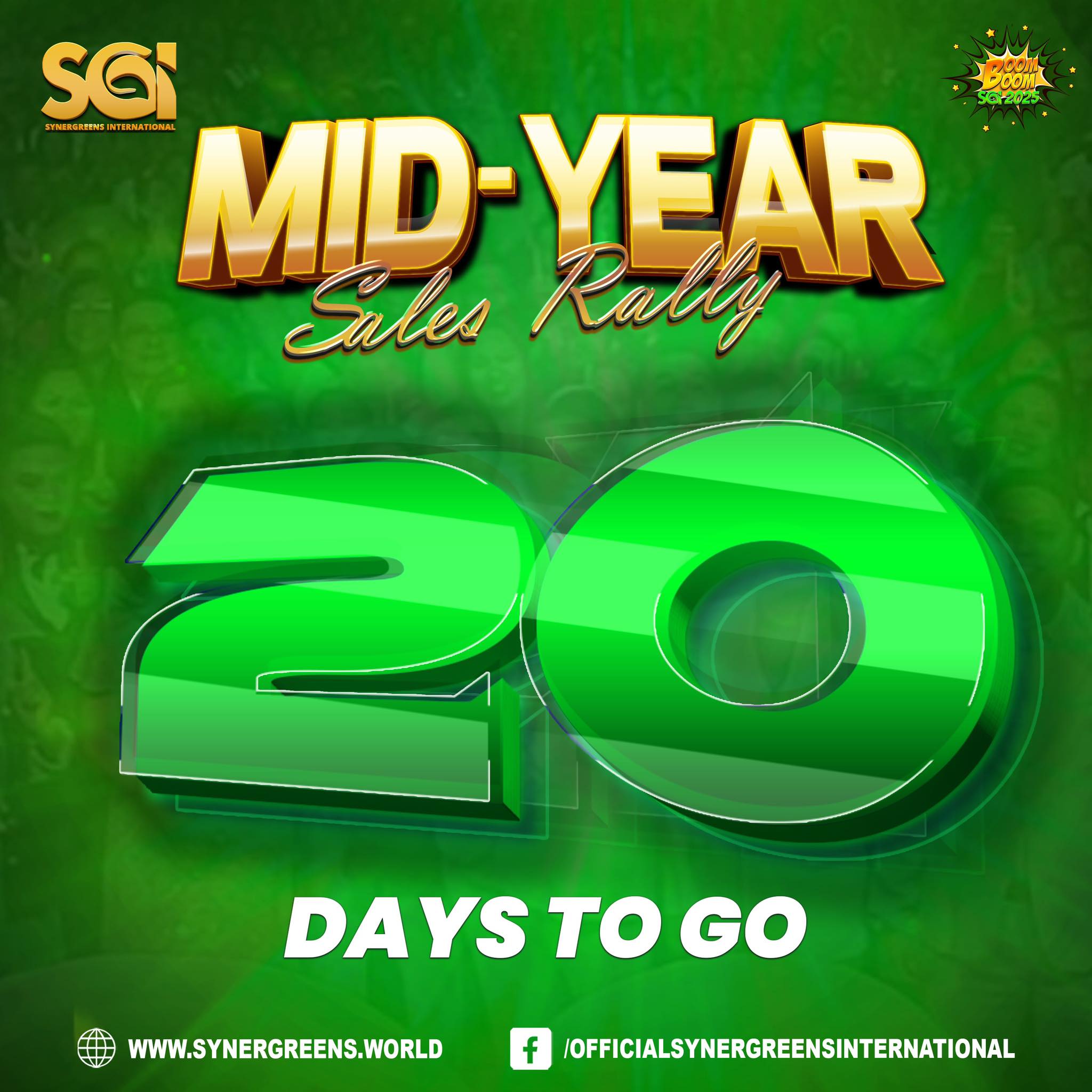 Synergreens - 🎉 The Countdown is On – 20 Days to Go! The Mid-Year Sales ...