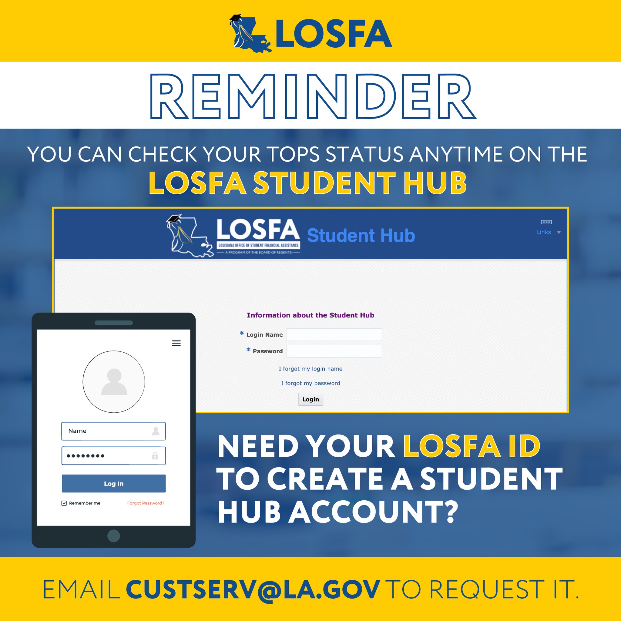 LOSFA - LOSFA's Student Hub allows students and parents to... | Facebook