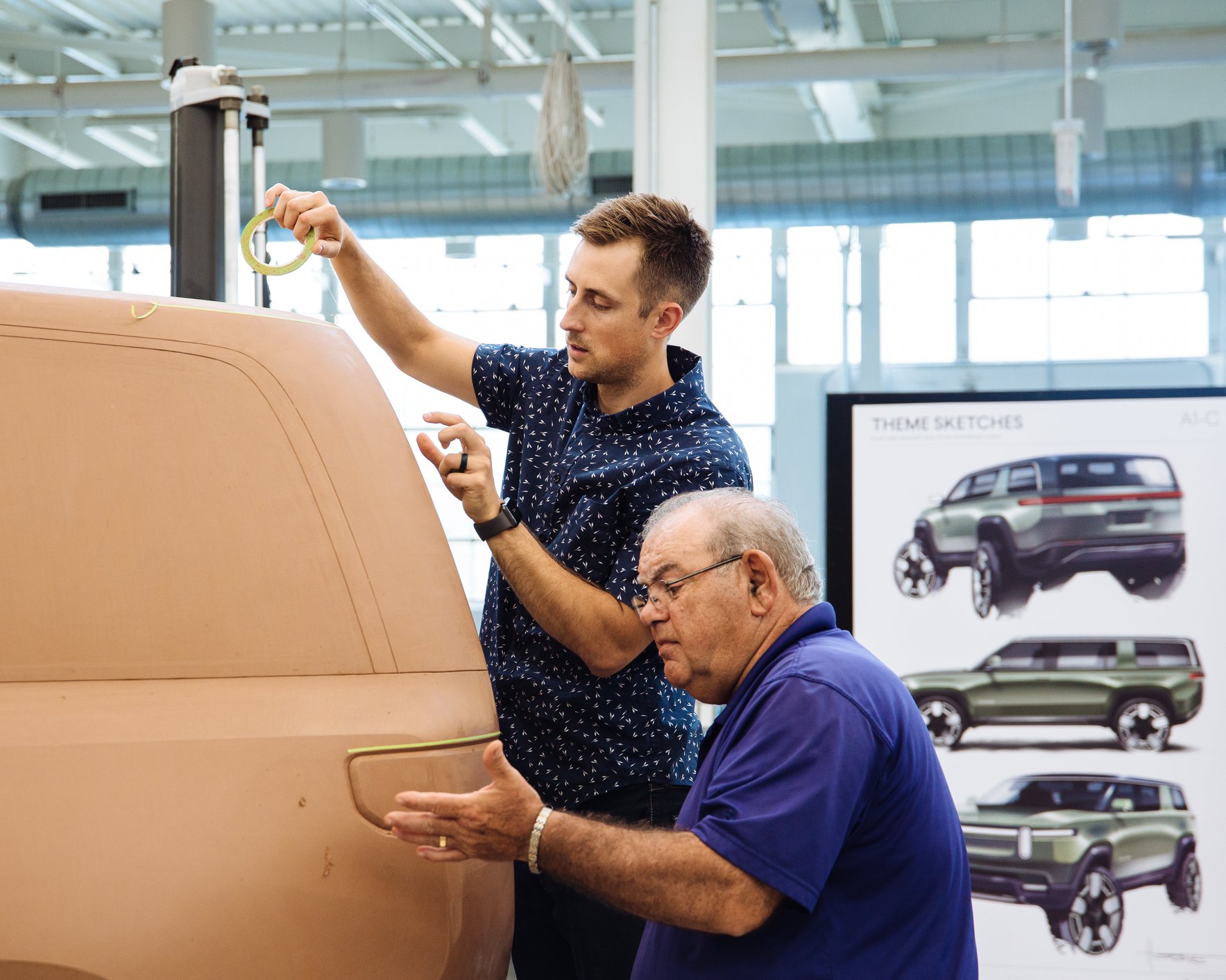 Rivian - We asked Paul, our Lead Senior Designer (left),...