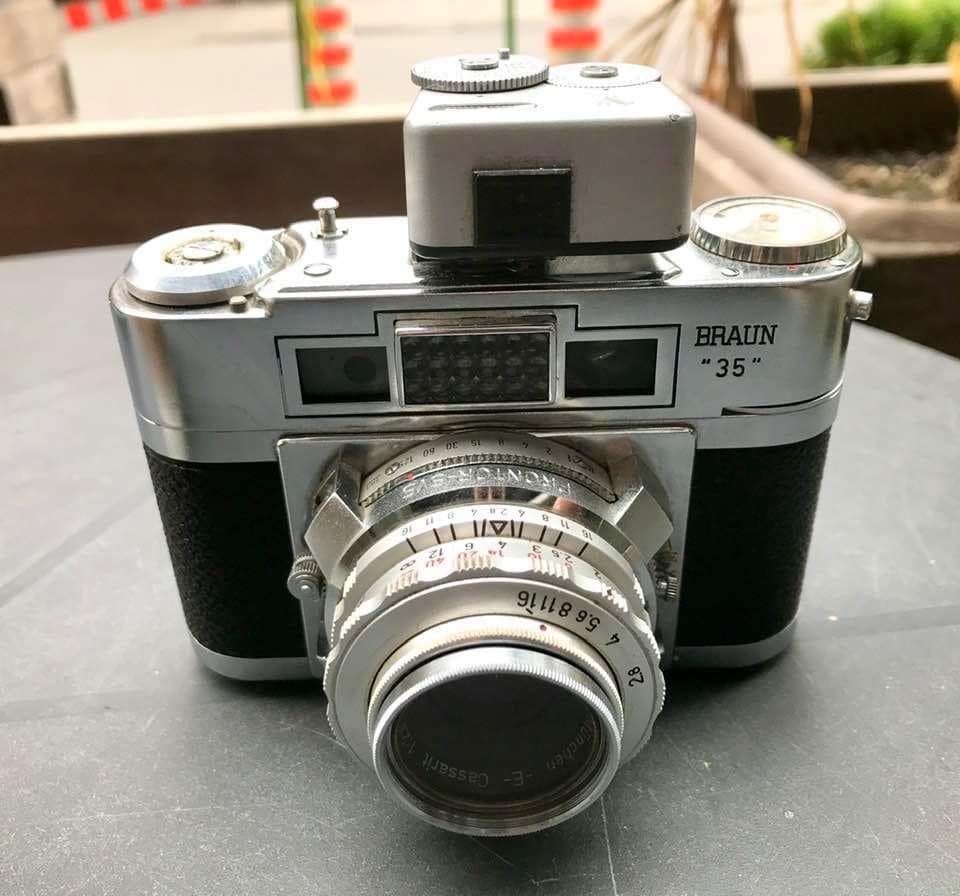Braun Paxette II super coupled rangefinder camera