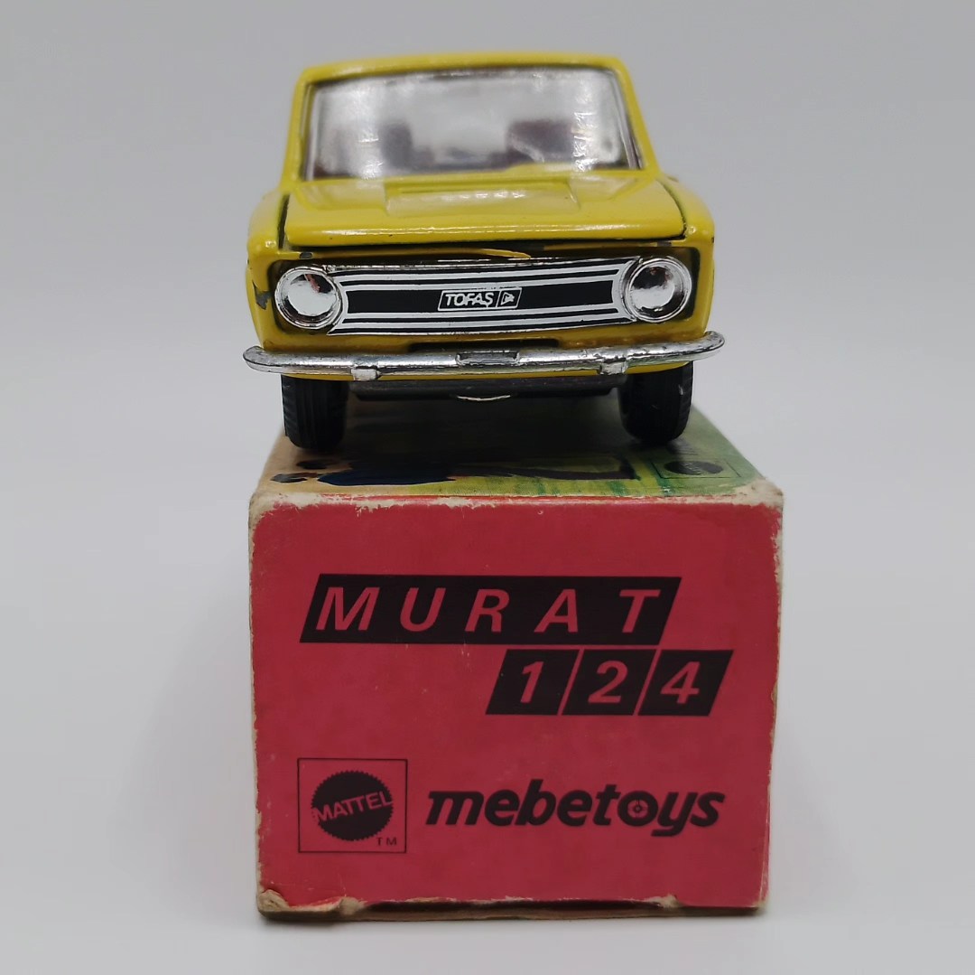 🔥🔥🔥MEBETOYS MURAT 124 SARI RENK KUTUSUNDA 70 LI YILLAR DA