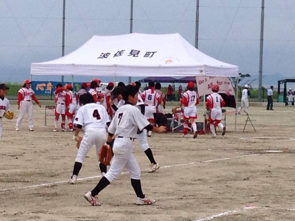 中体連九州大会in長崎 Vs佐賀 千代田中学校 古堅中学校 ソフトボール部 勝手に応援団 Facebook